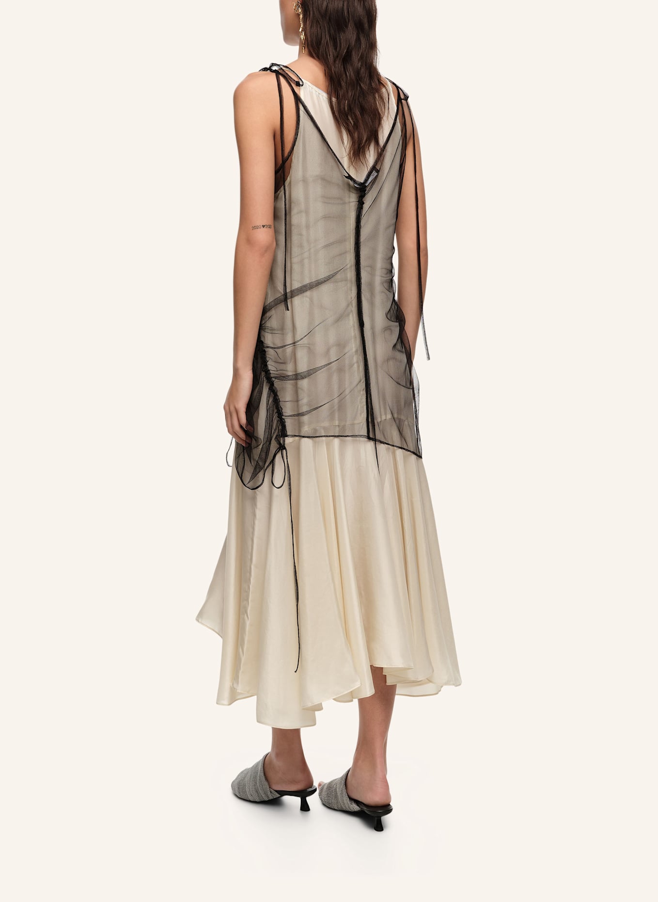 BIMBA Y LOLA Trägerkleid: SCHWARZ