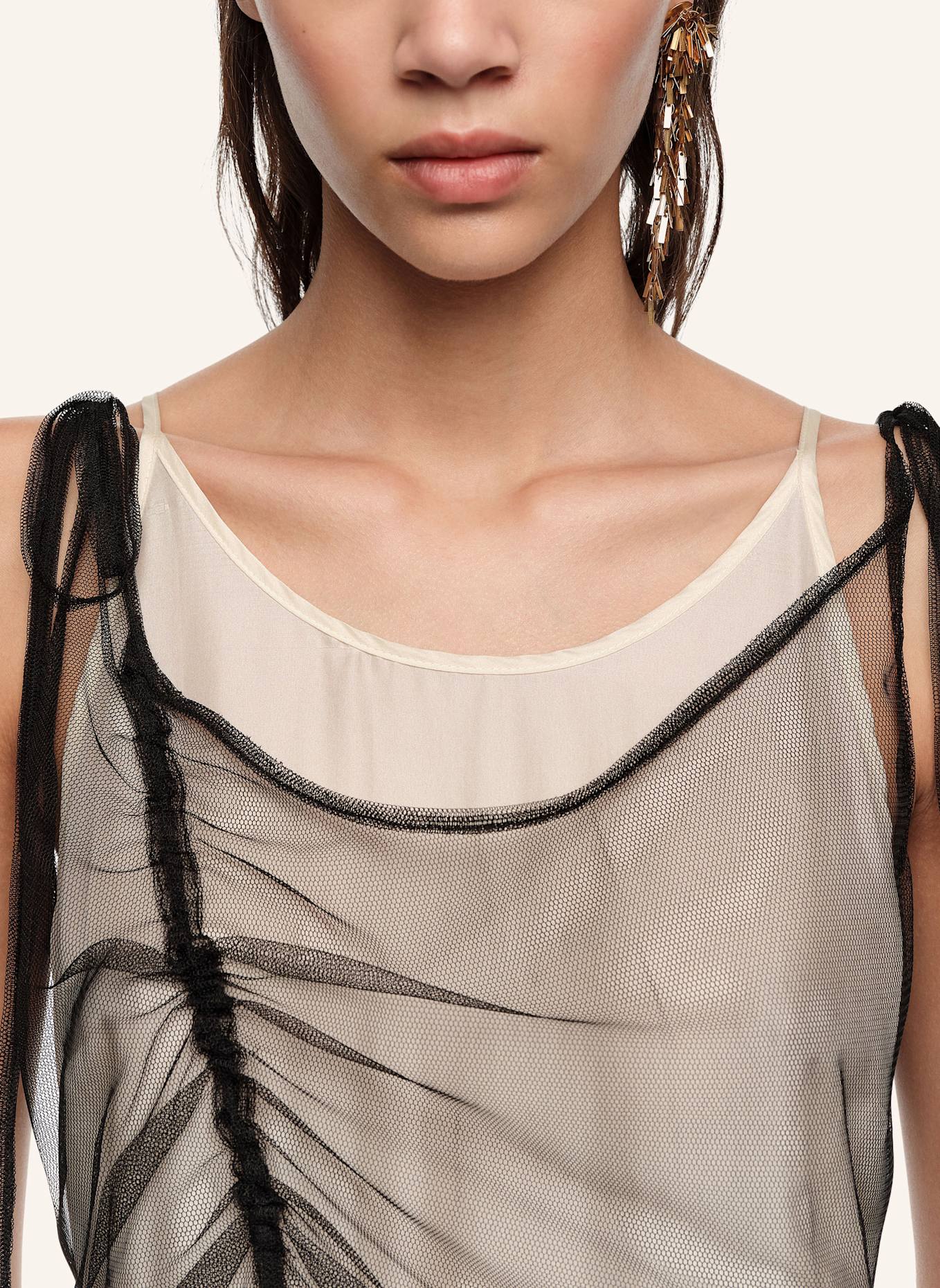 BIMBA Y LOLA Trägerkleid: SCHWARZ