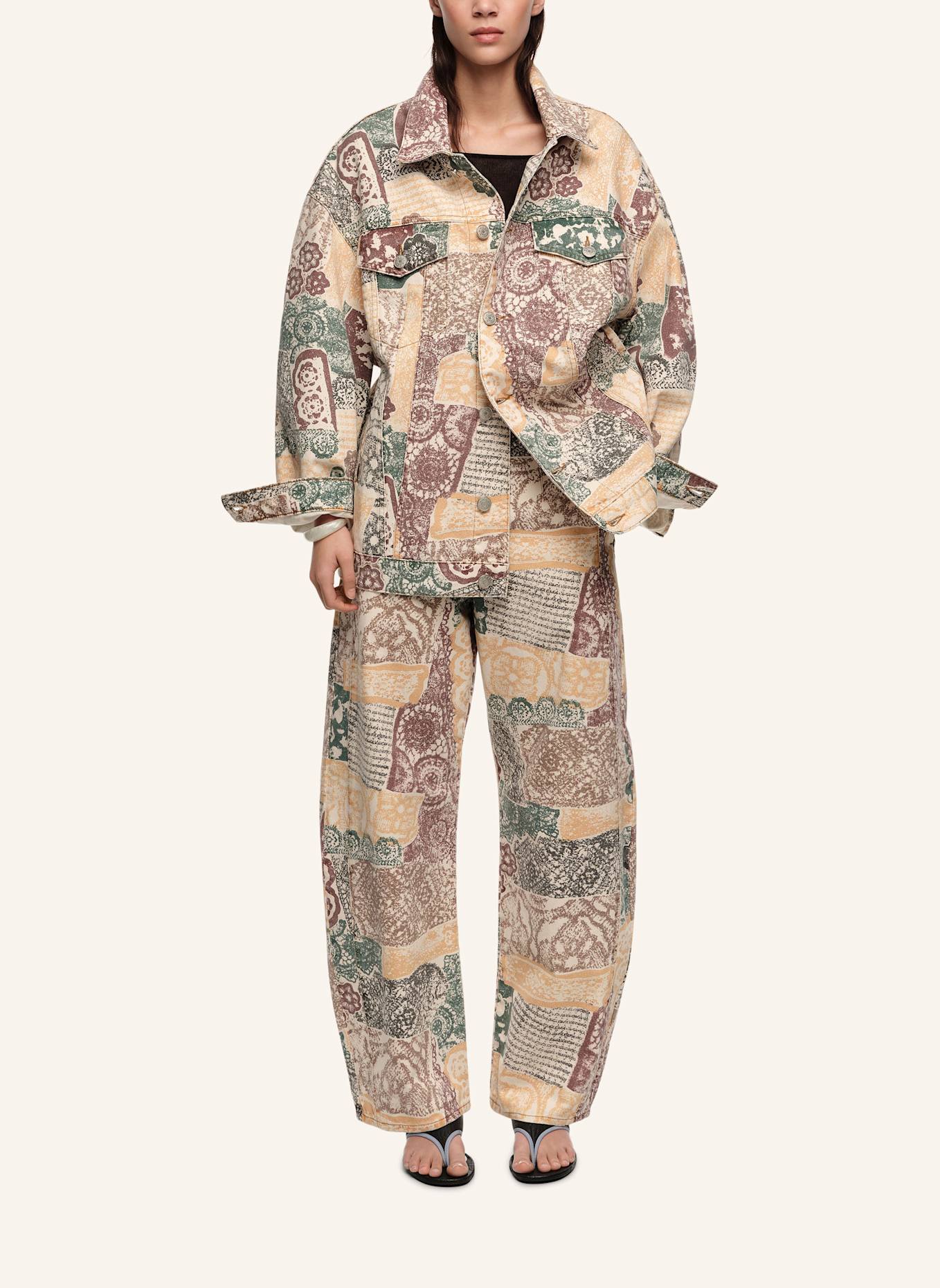 BIMBA Y LOLA Oversize-Jeansjacke: NUDE