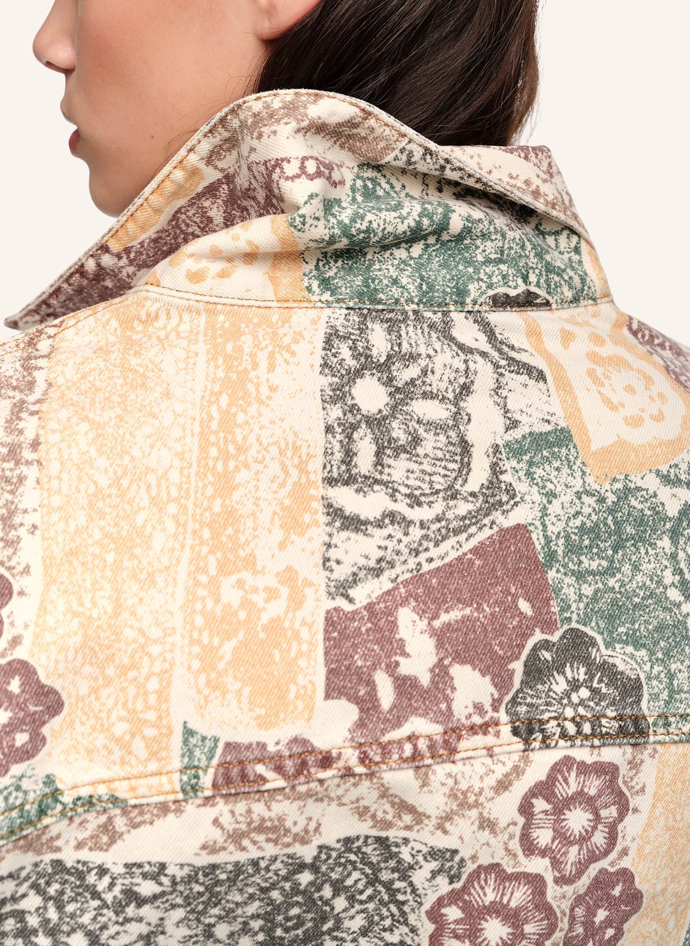 BIMBA Y LOLA Oversize-Jeansjacke: NUDE