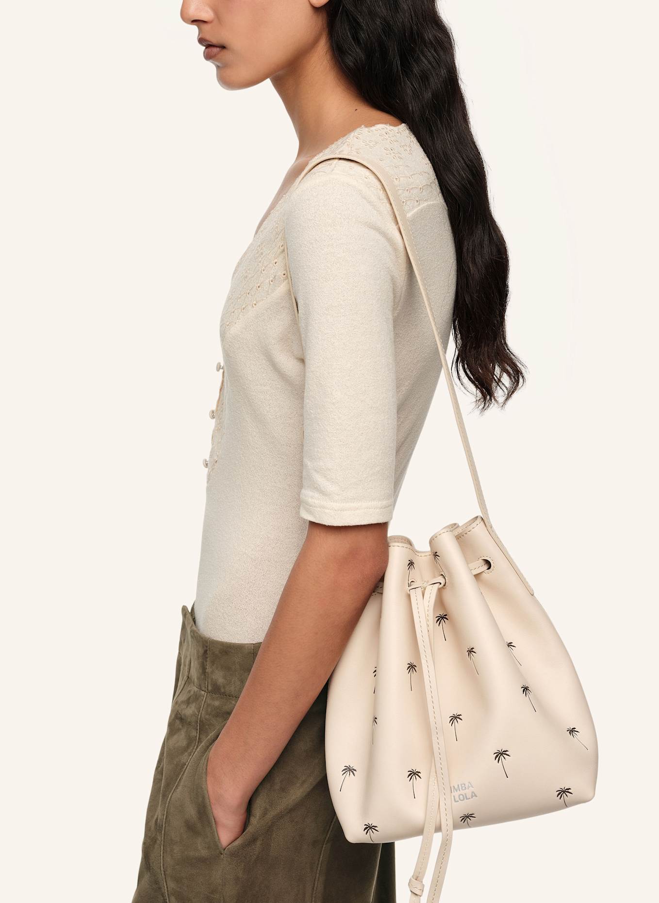 BIMBA Y LOLA Beuteltasche: KHAKI