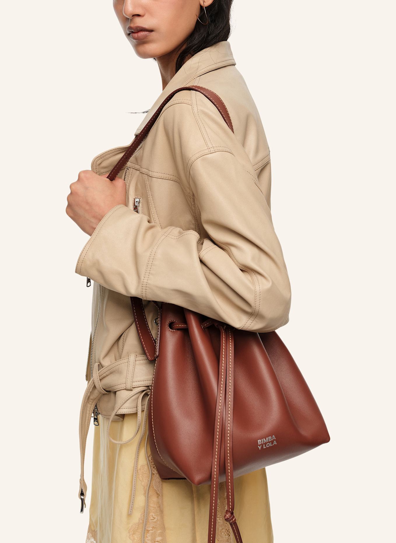 BIMBA Y LOLA Beuteltasche: KHAKI