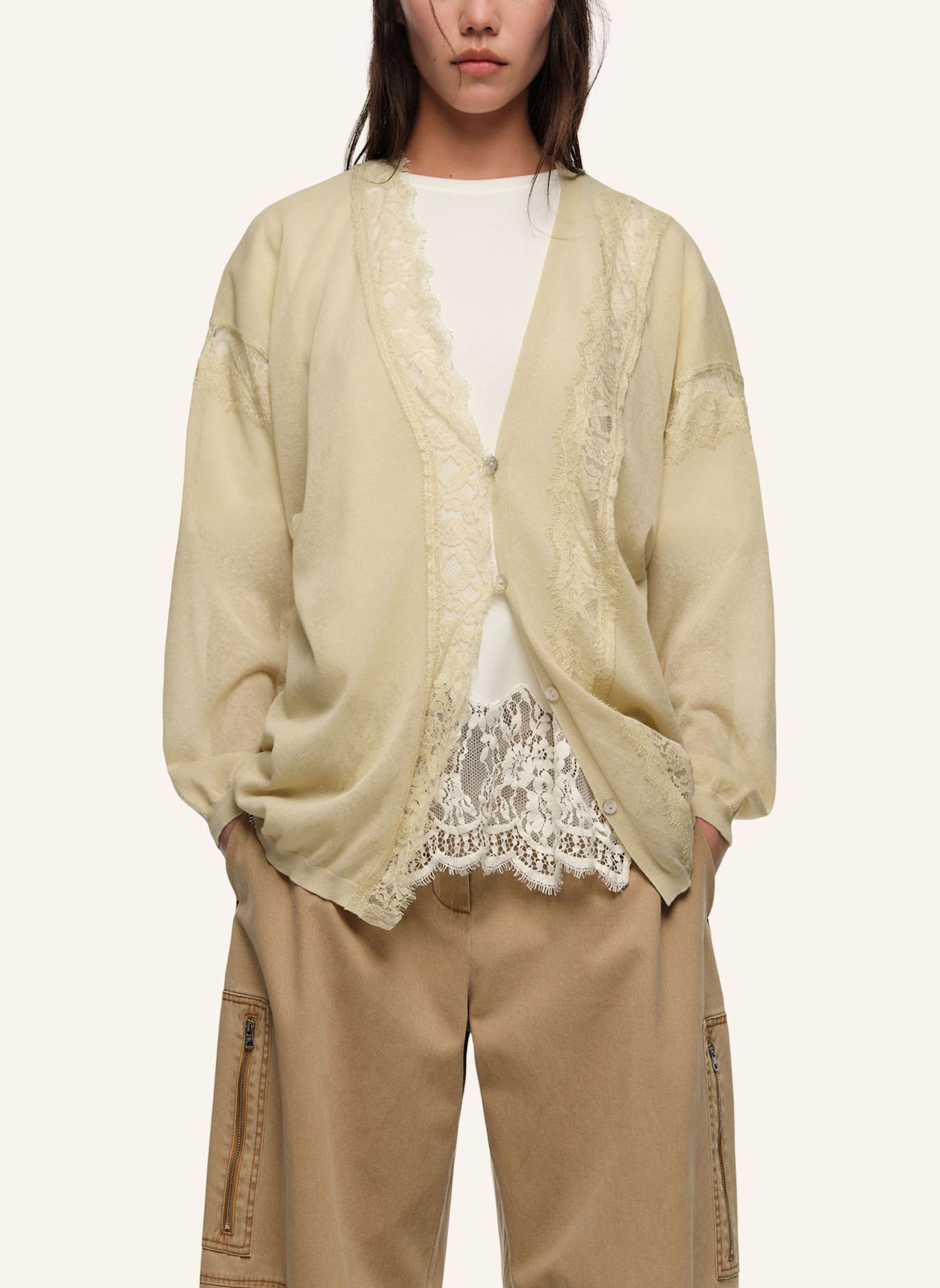 BIMBA Y LOLA Cardigan: GRÜN