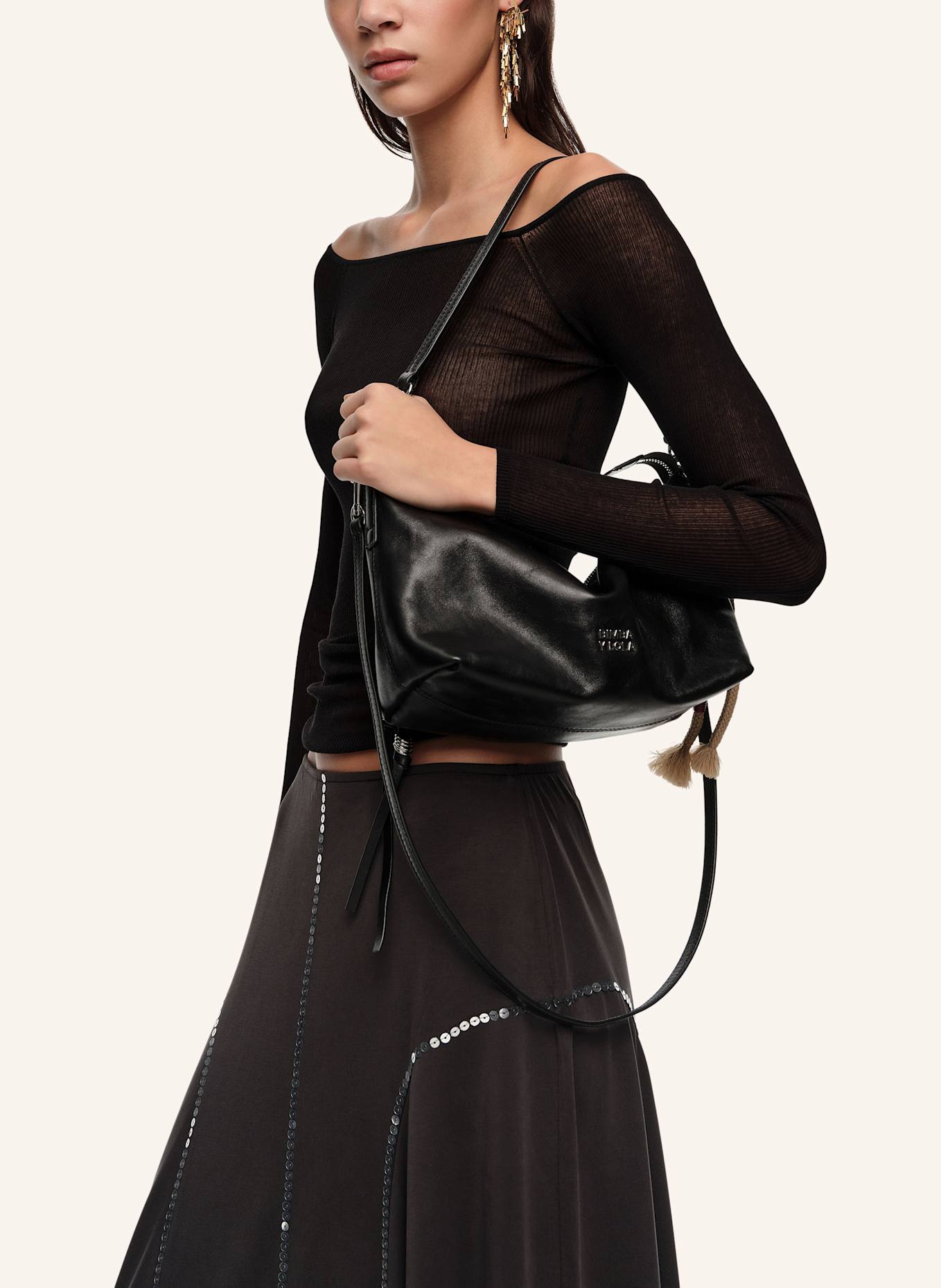 BIMBA Y LOLA Tasche: SCHWARZ