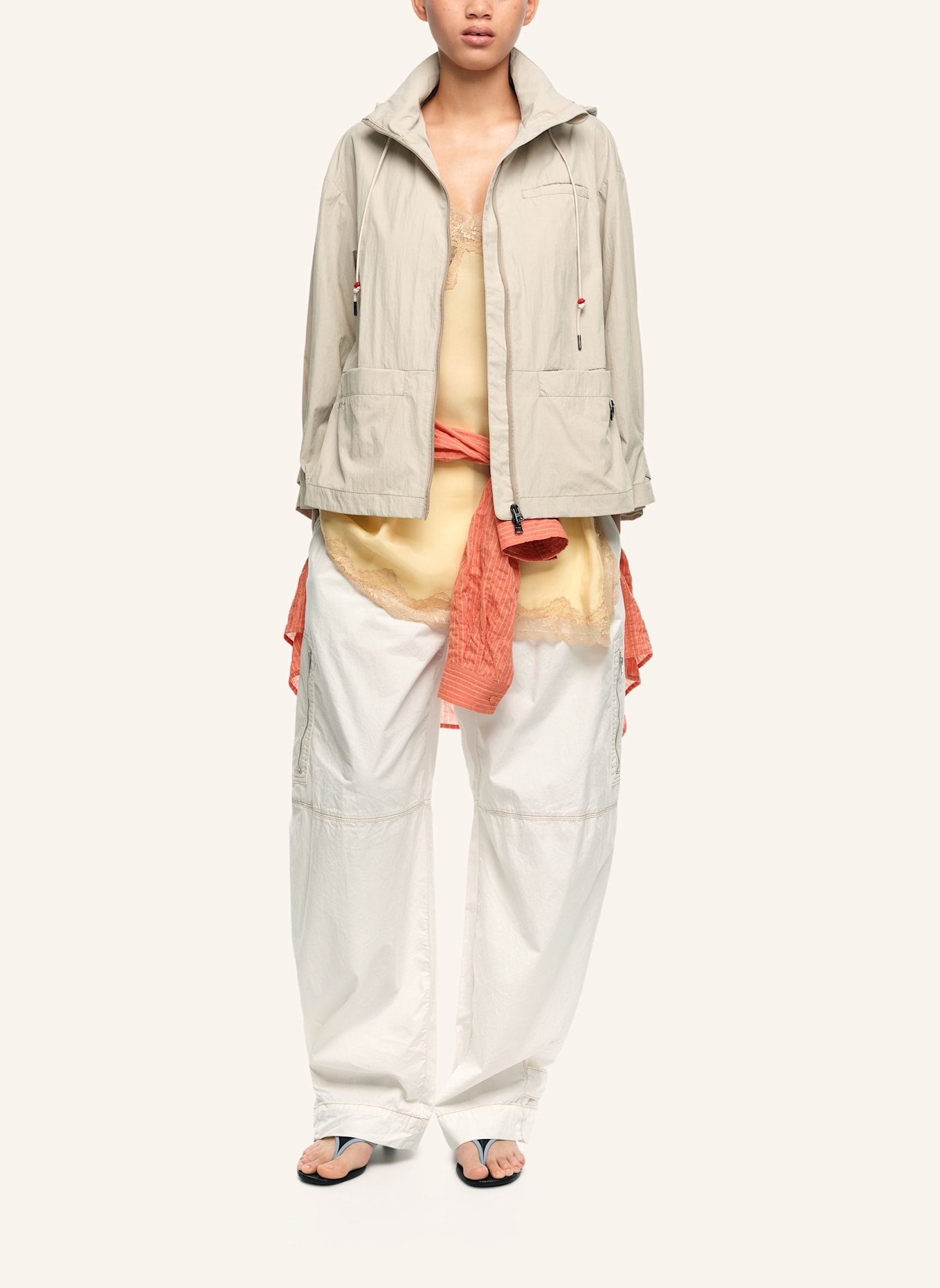 BIMBA Y LOLA Trenchcoat: GRAU