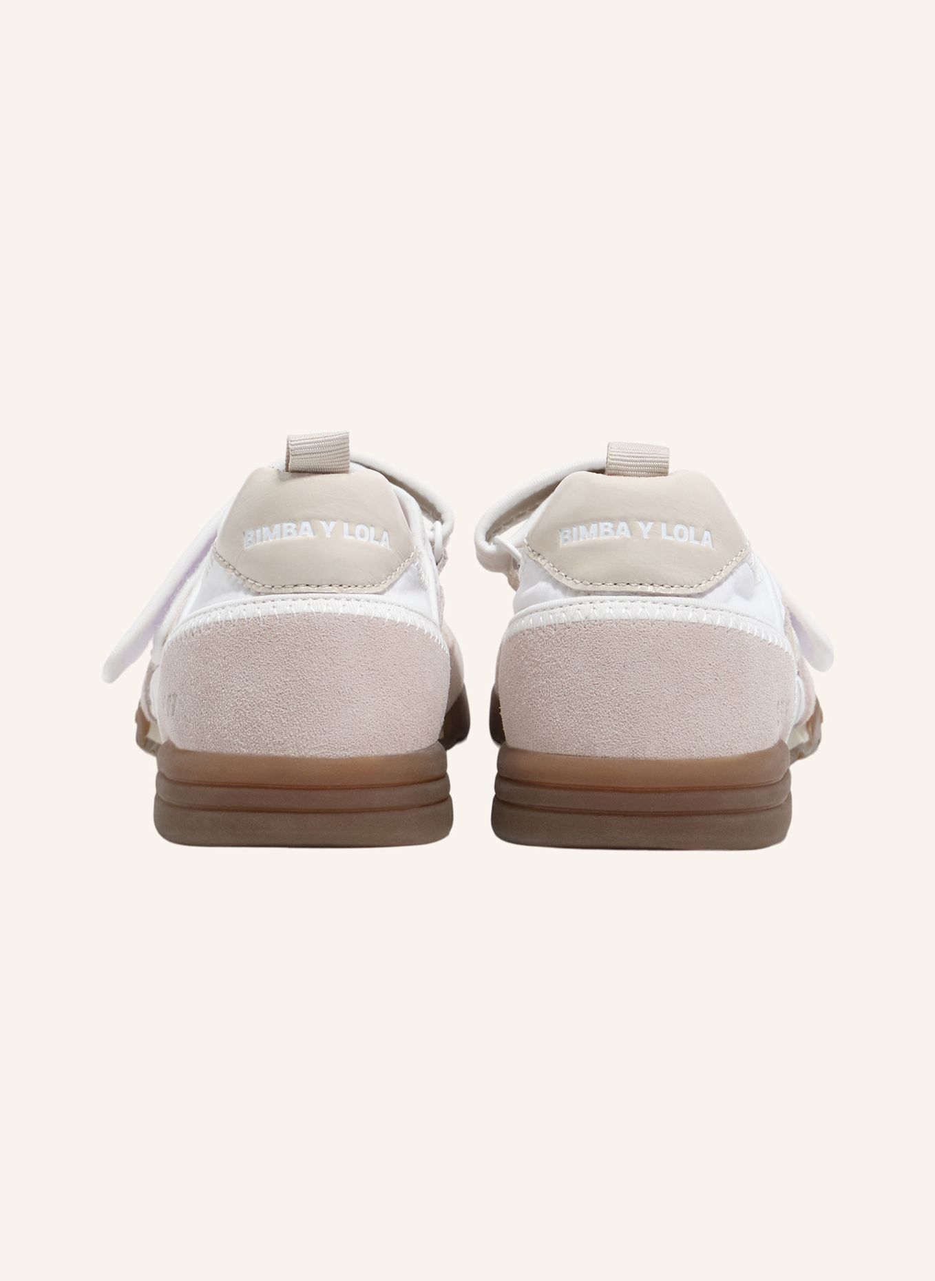 BIMBA Y LOLA Sportlicher Ballerina: WEISS