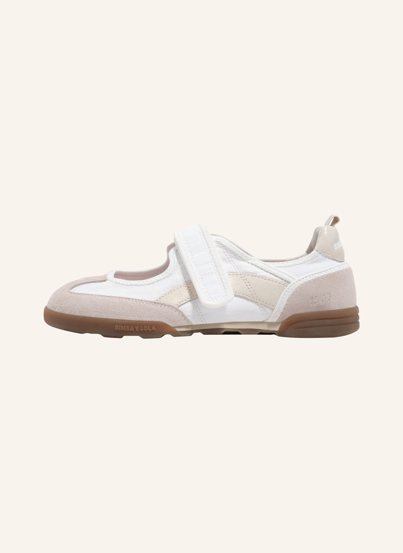 BIMBA Y LOLA Sportlicher Ballerina: WEISS