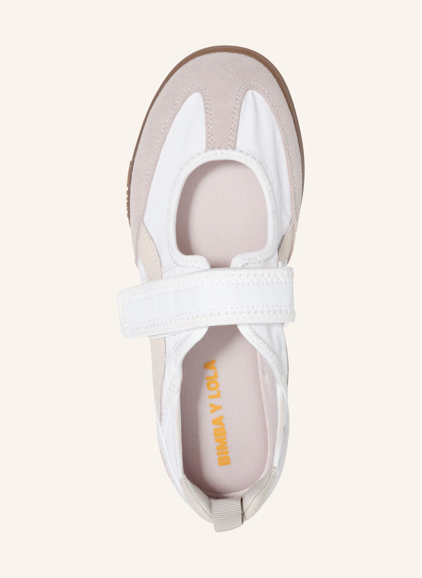 BIMBA Y LOLA Sportlicher Ballerina: WEISS