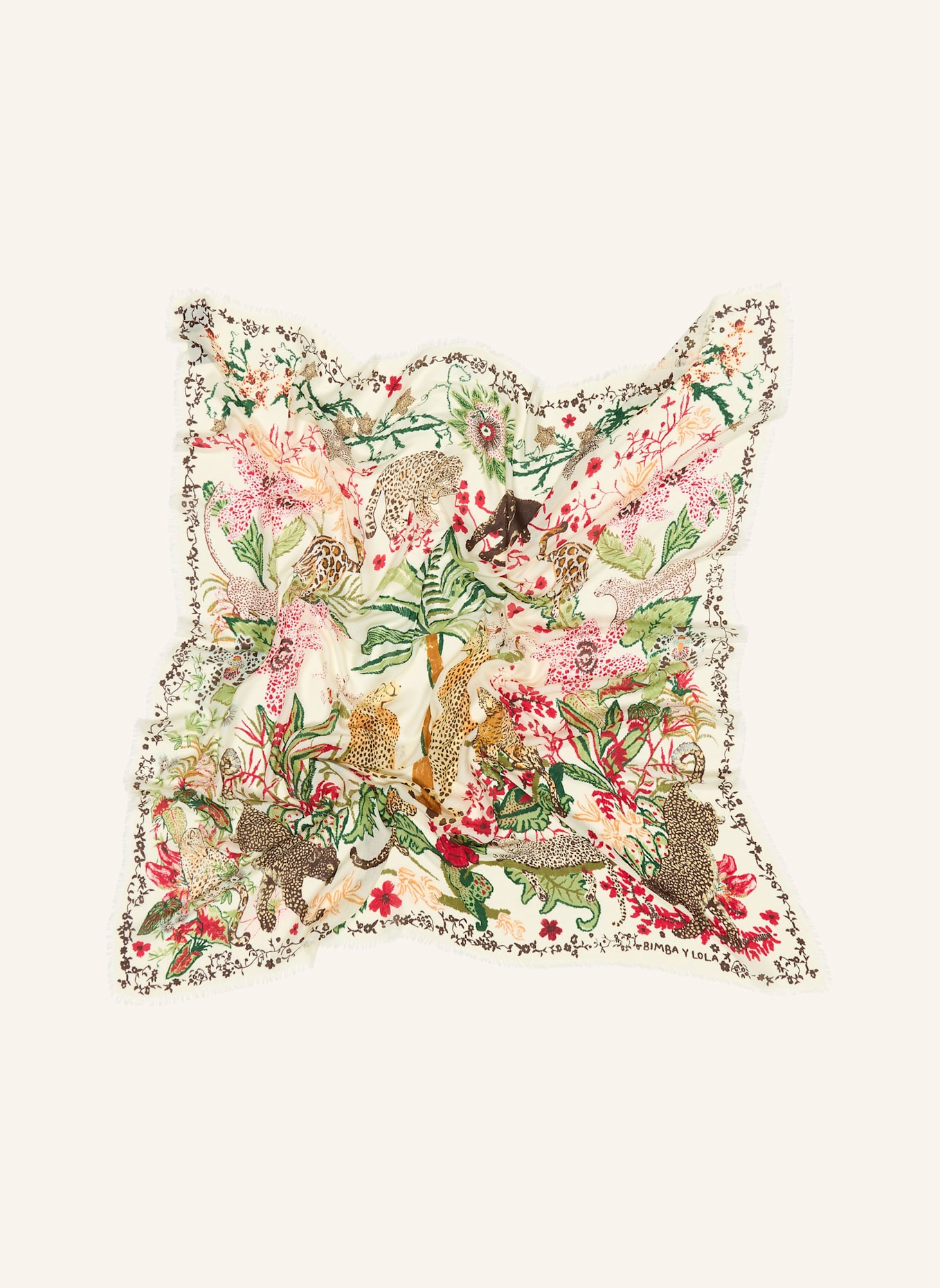BIMBA Y LOLA Schal: WEISS