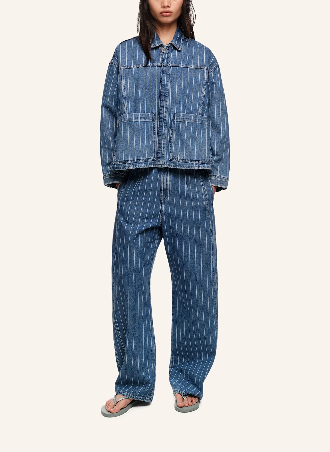 BIMBA Y LOLA Barrel-Jeans: BLAU