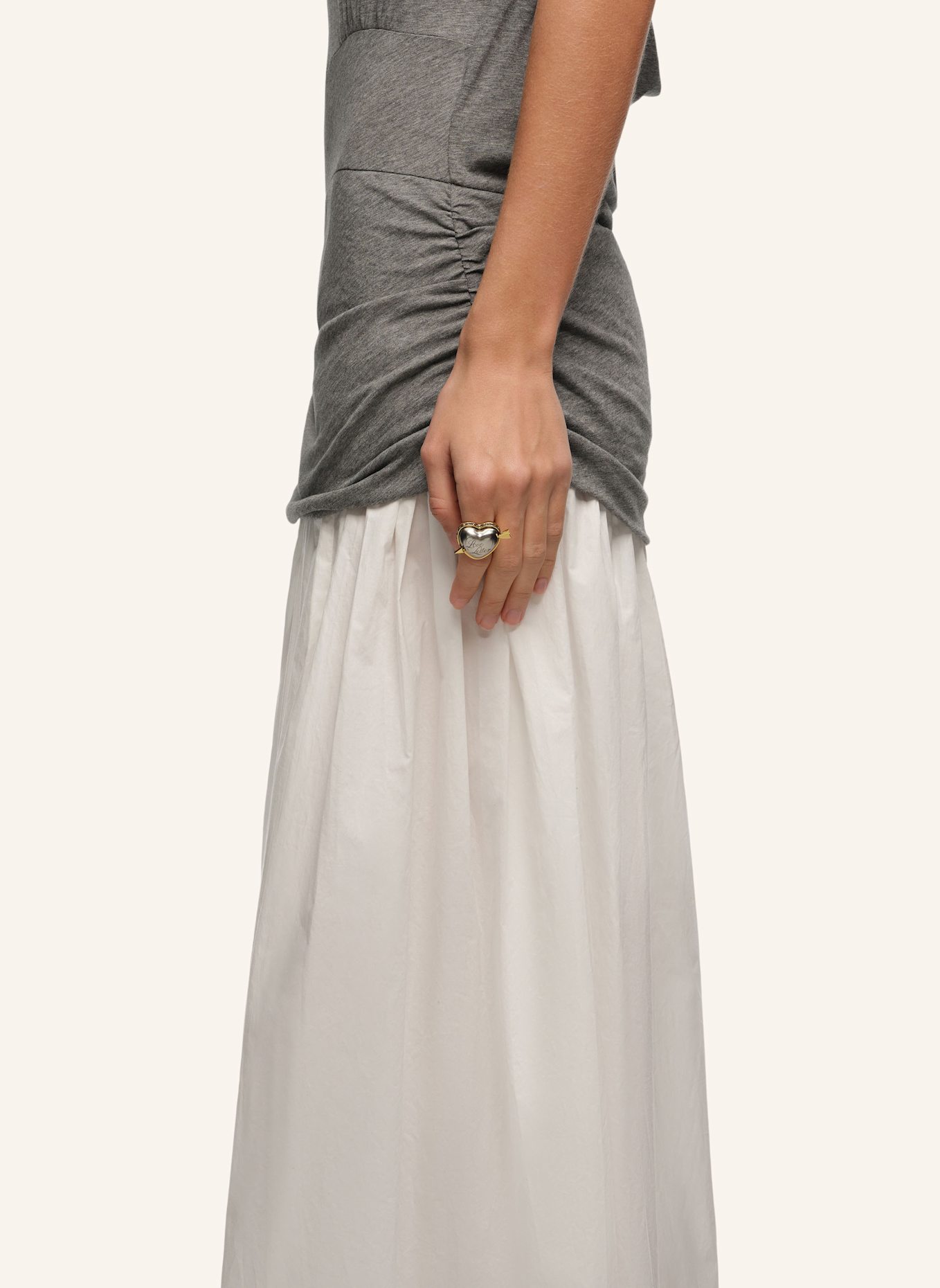 BIMBA Y LOLA Herzring: SILBER