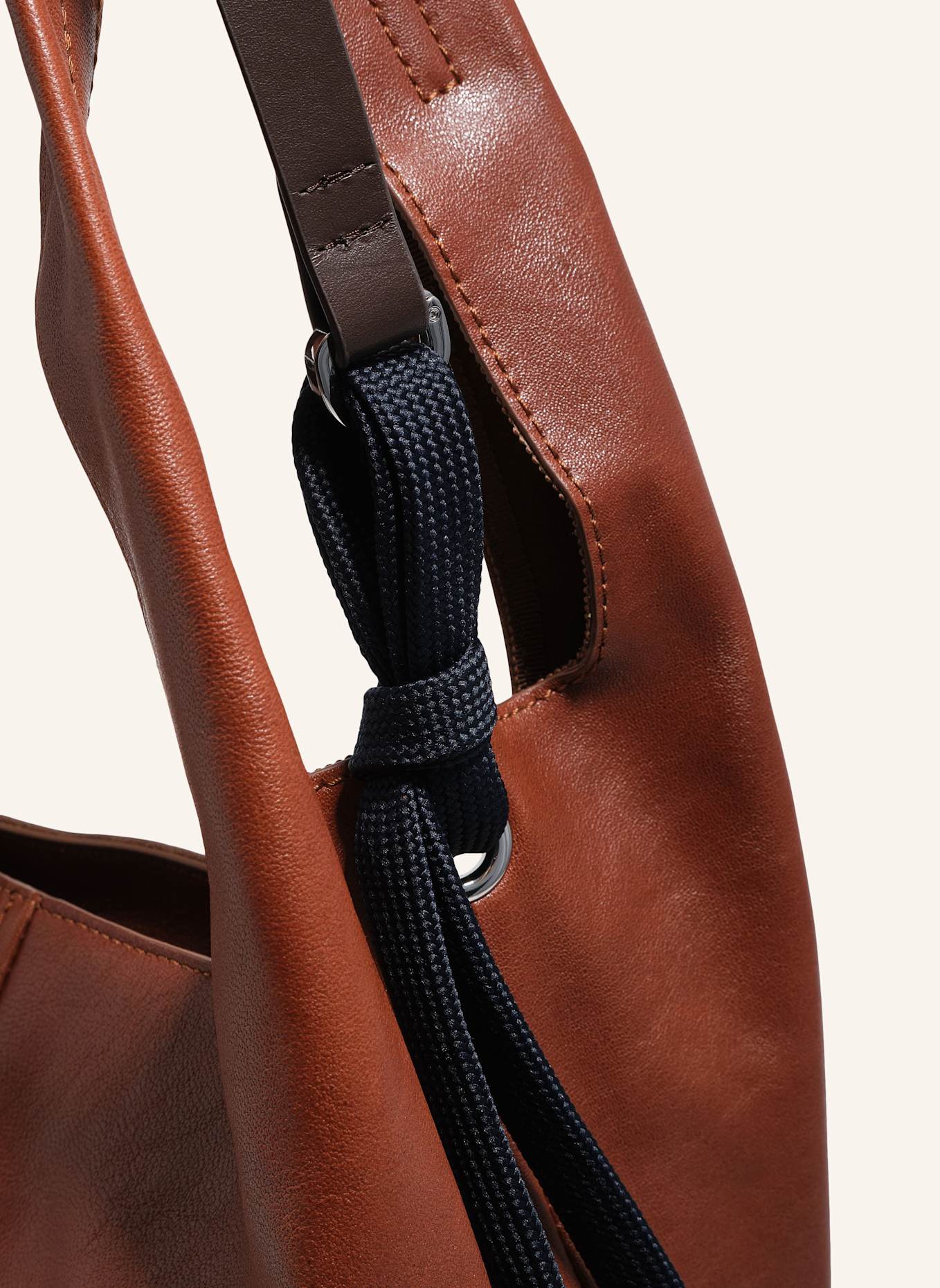 BIMBA Y LOLA Ledertasche: SCHWARZ