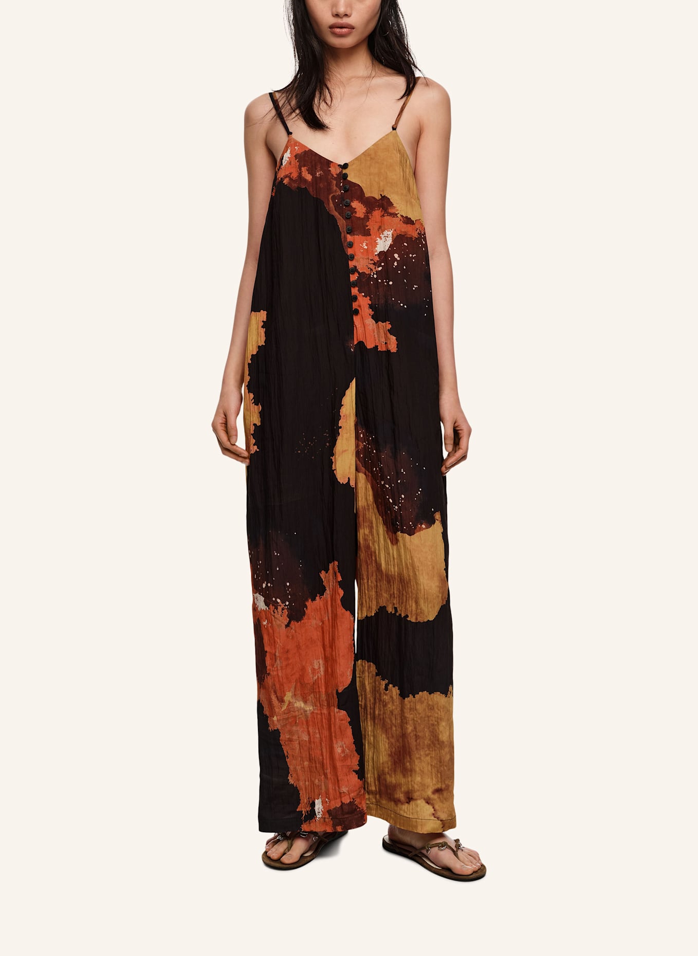 BIMBA Y LOLA A-Linien-Jumpsuit: SCHWARZ