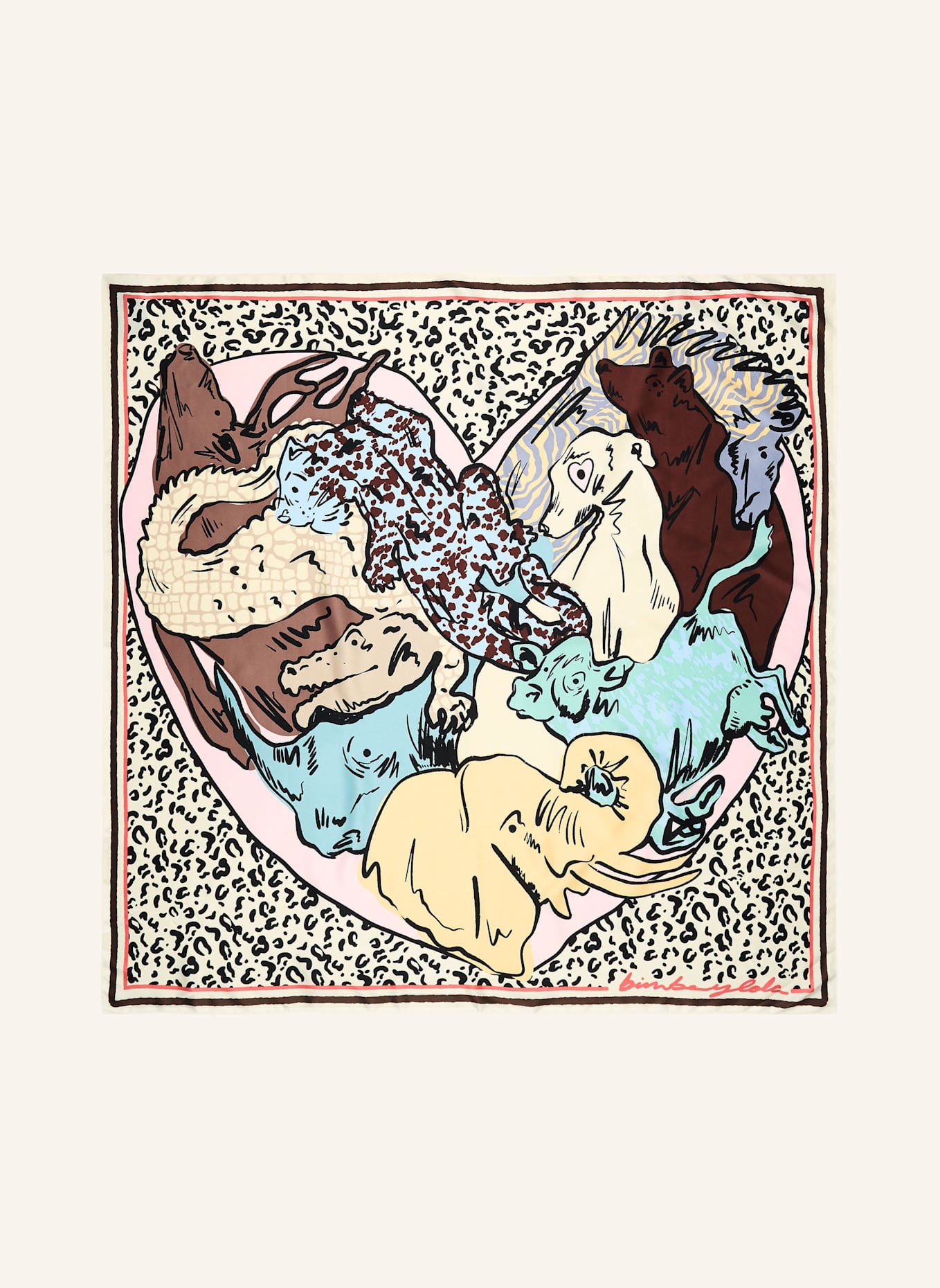 BIMBA Y LOLA Schal: WEISS