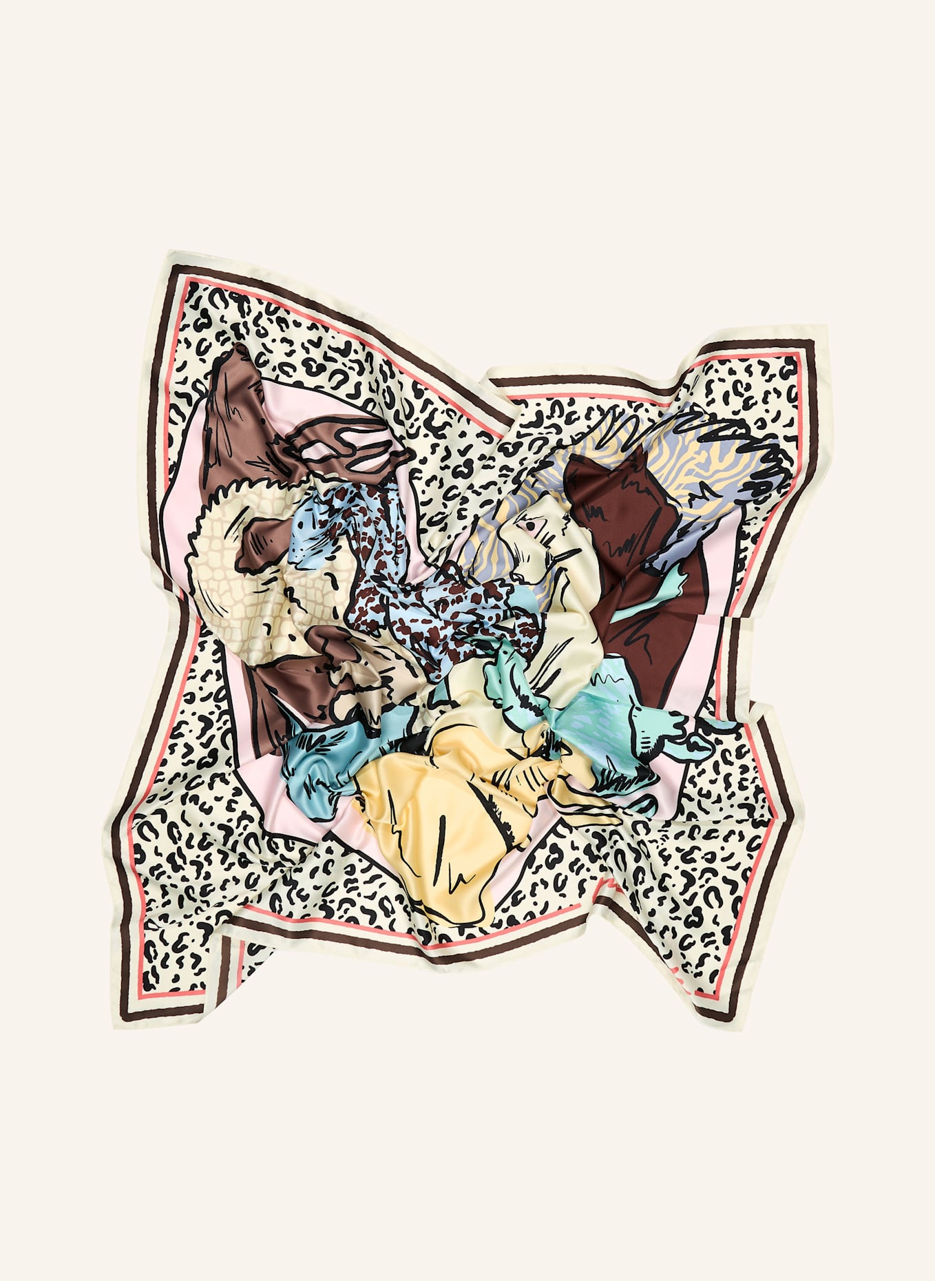 BIMBA Y LOLA Schal: WEISS