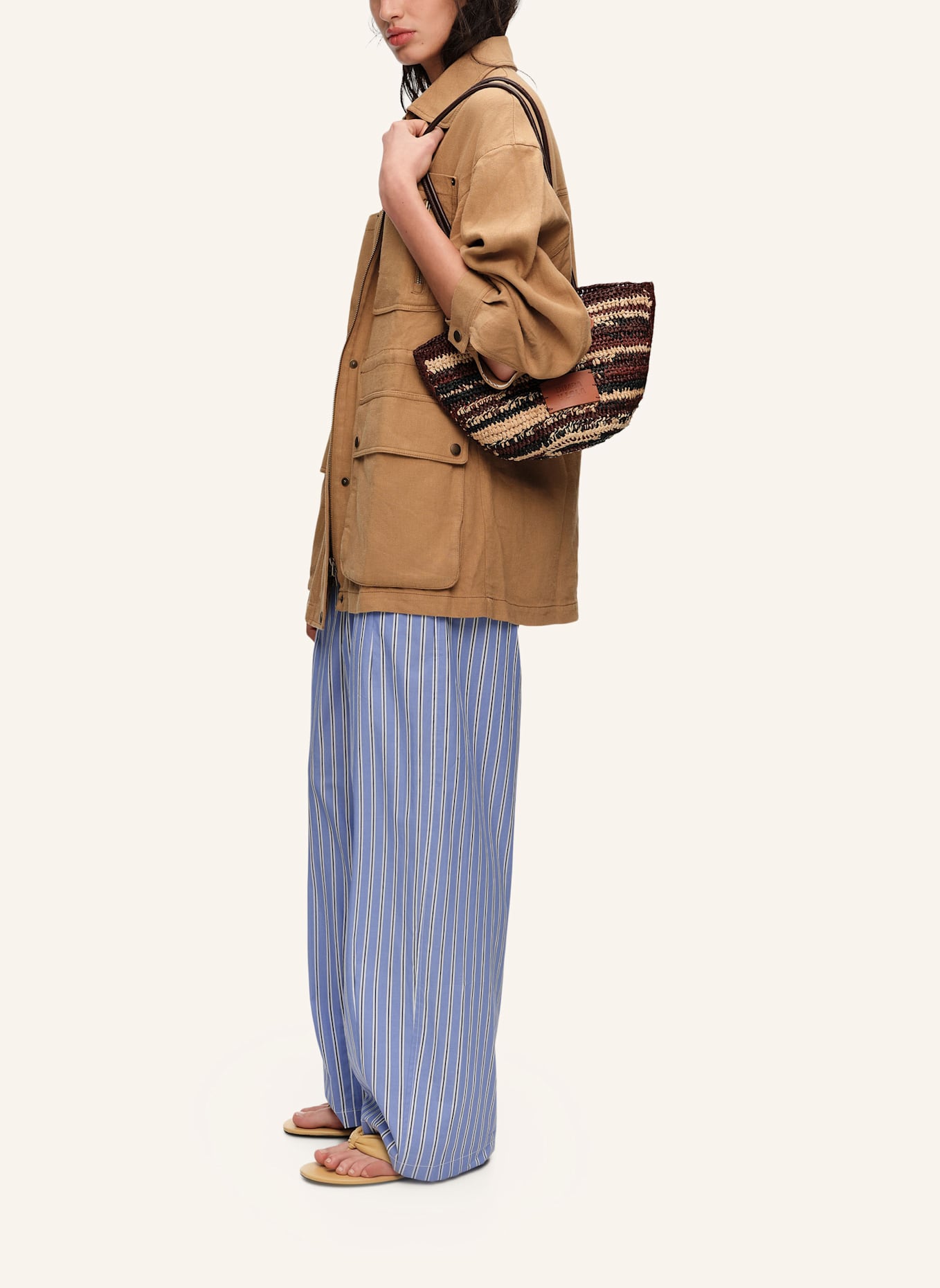 BIMBA Y LOLA Korbtasche: BRAUN
