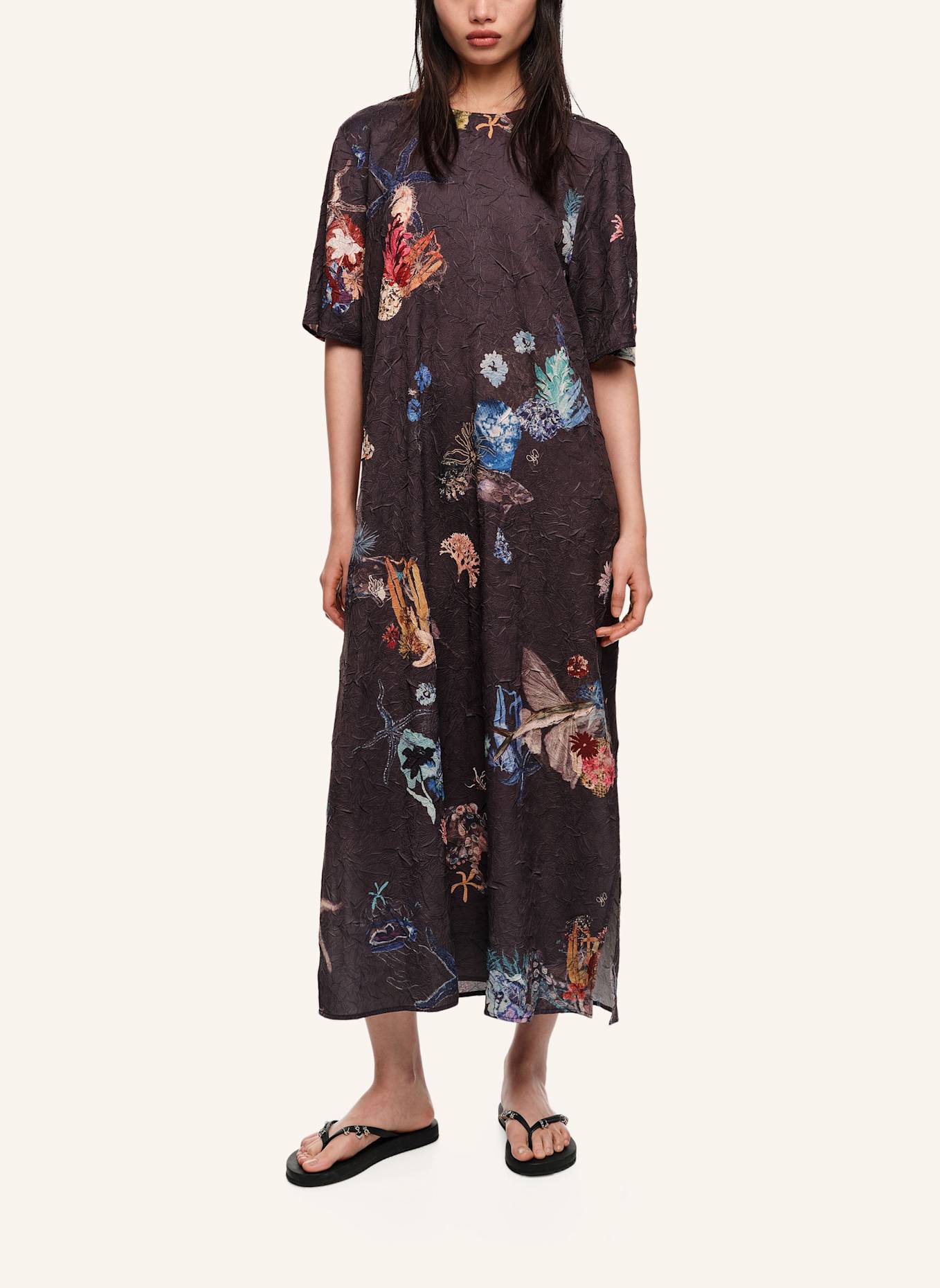 BIMBA Y LOLA Midikleid: GRAU
