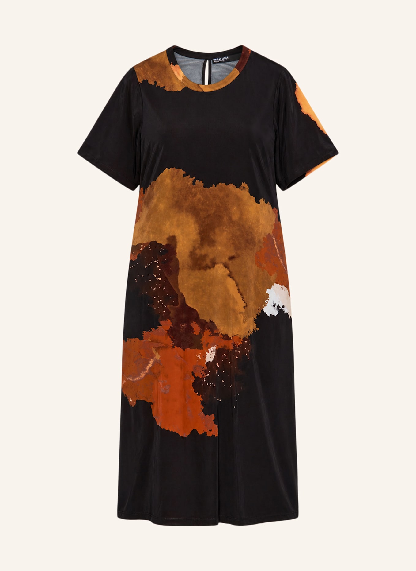 BIMBA Y LOLA Shirtkleid: SCHWARZ