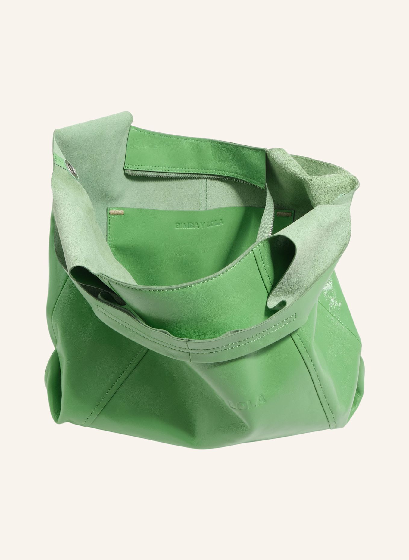BIMBA Y LOLA Ledertasche: GRÜN
