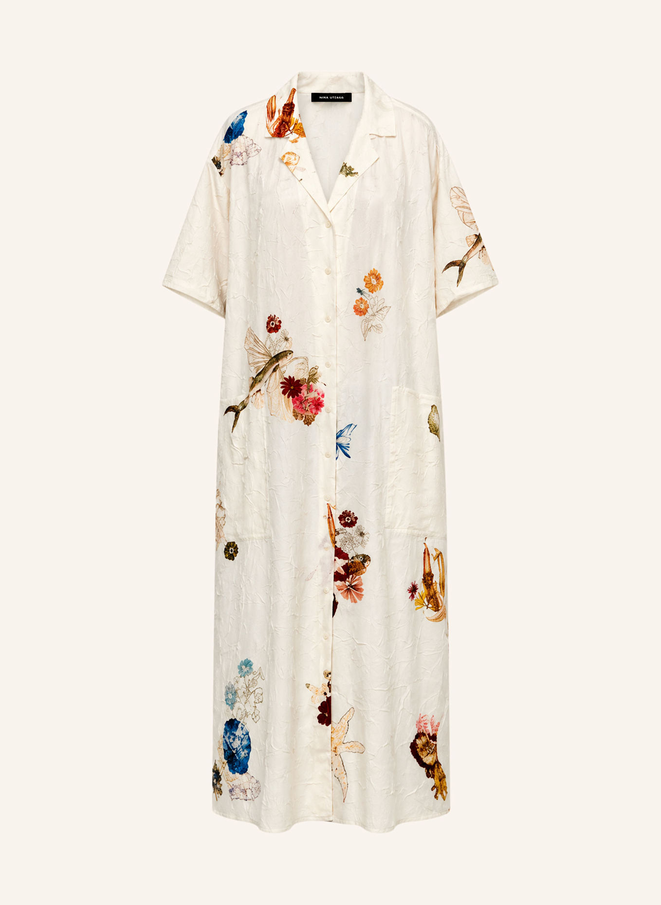 BIMBA Y LOLA Hemdkleid: WEISS