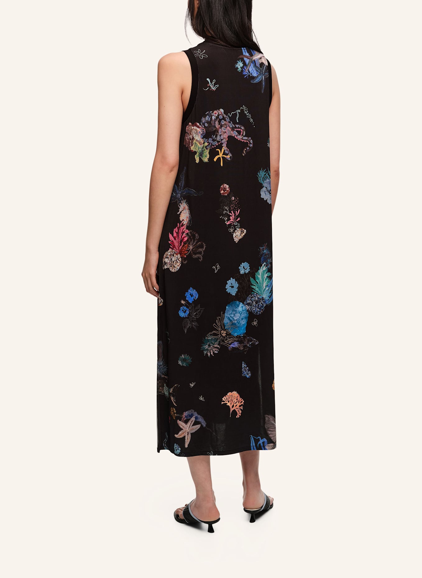 BIMBA Y LOLA Shirtkleid: SCHWARZ