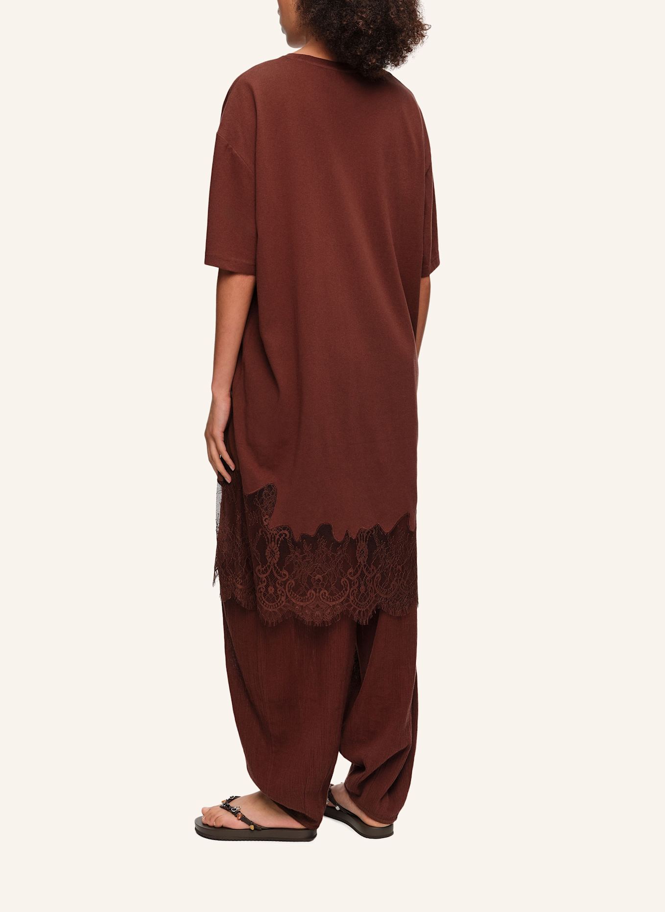 BIMBA Y LOLA Shirtkleid: BRAUN