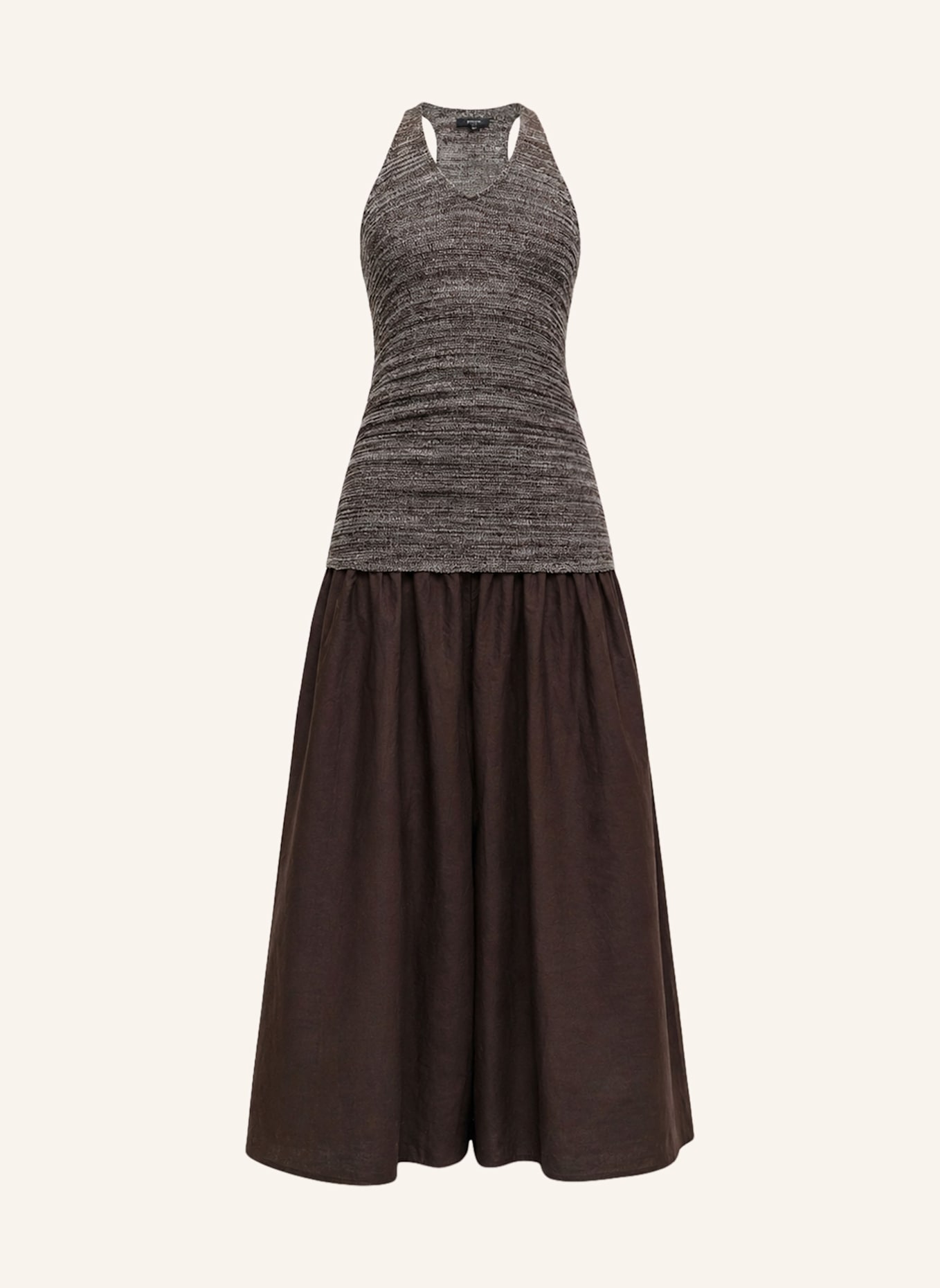 BIMBA Y LOLA Strickkleid: BRAUN