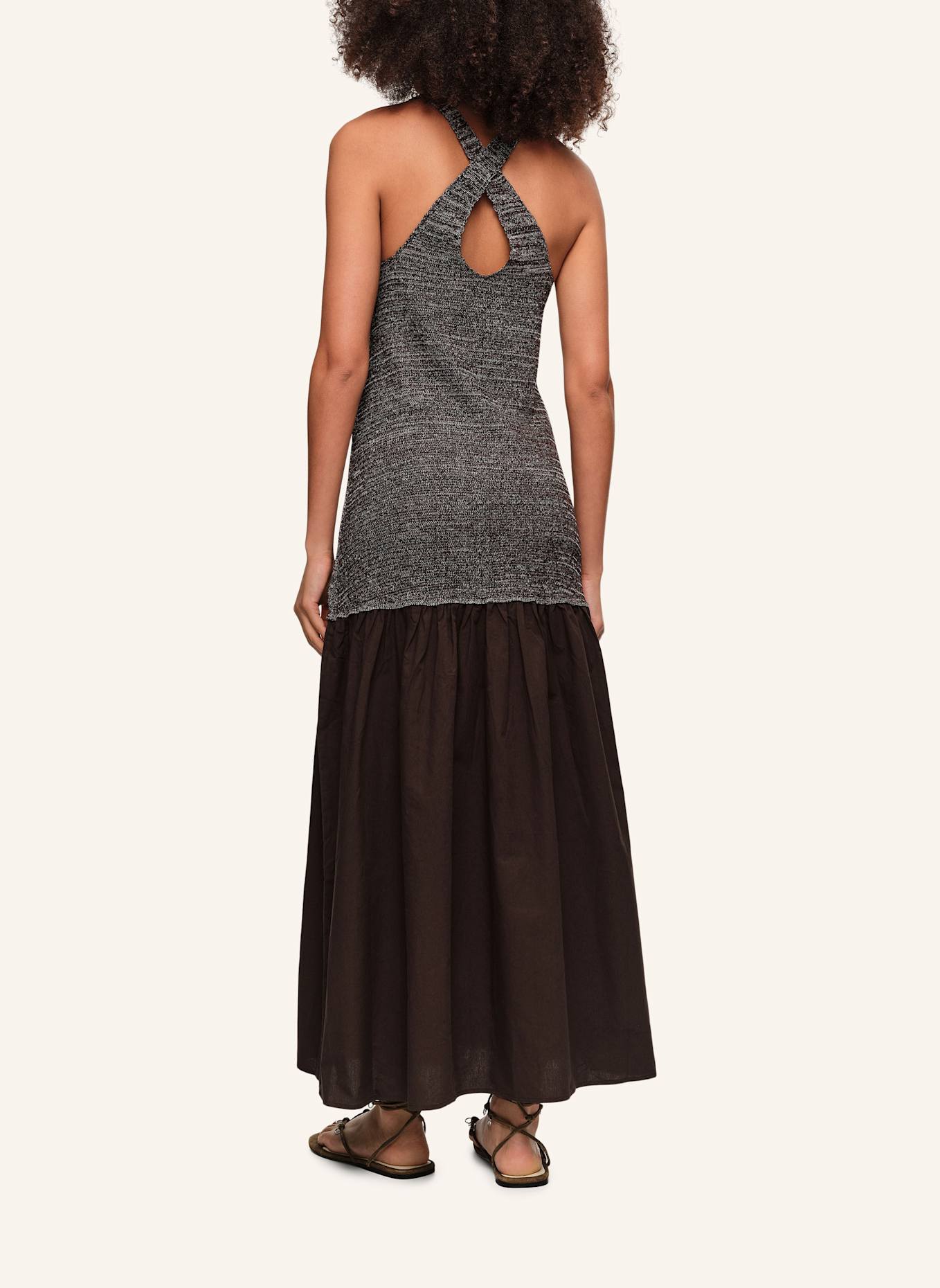BIMBA Y LOLA Strickkleid: BRAUN
