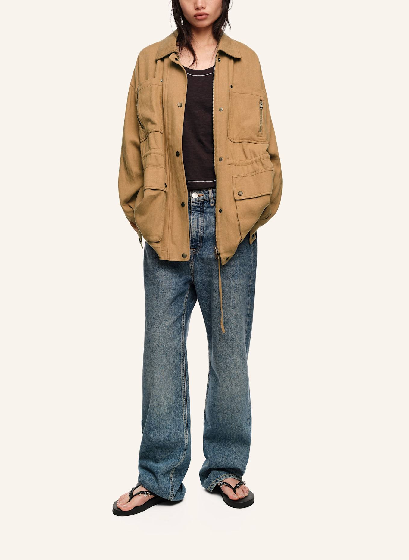 BIMBA Y LOLA Jacke: KHAKI