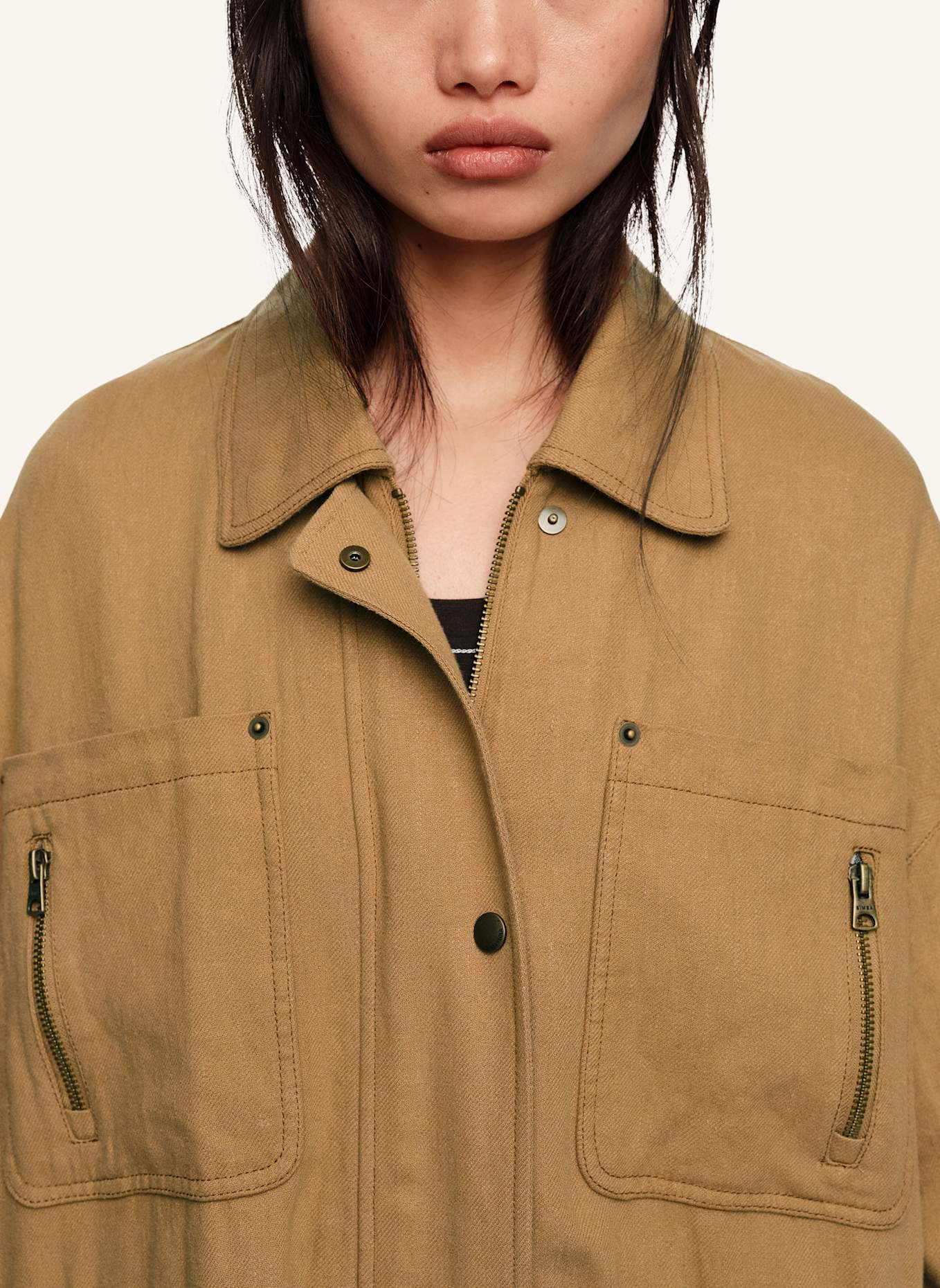 BIMBA Y LOLA Jacke: KHAKI
