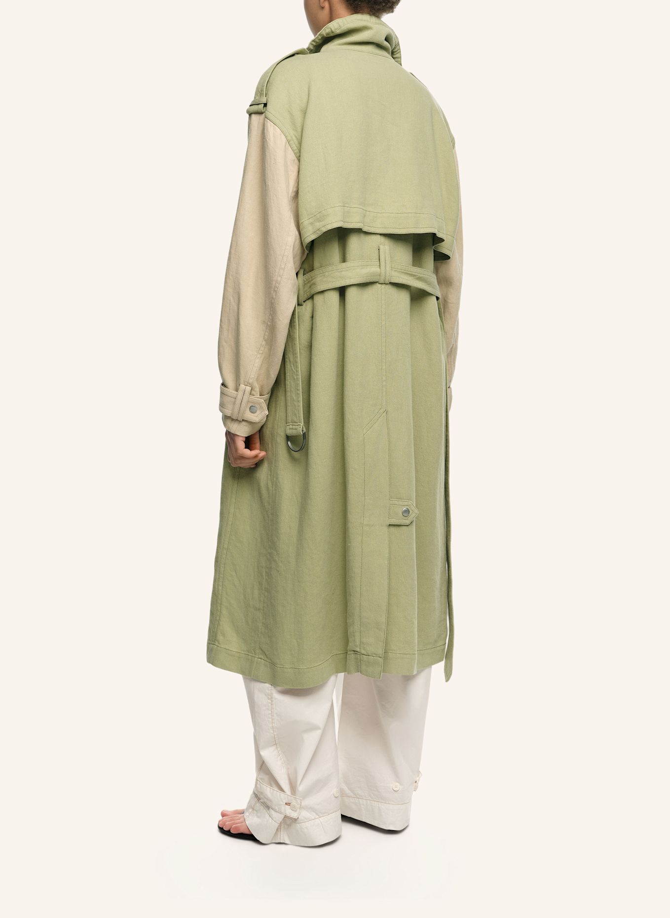 BIMBA Y LOLA Trenchcoat: GRÜN