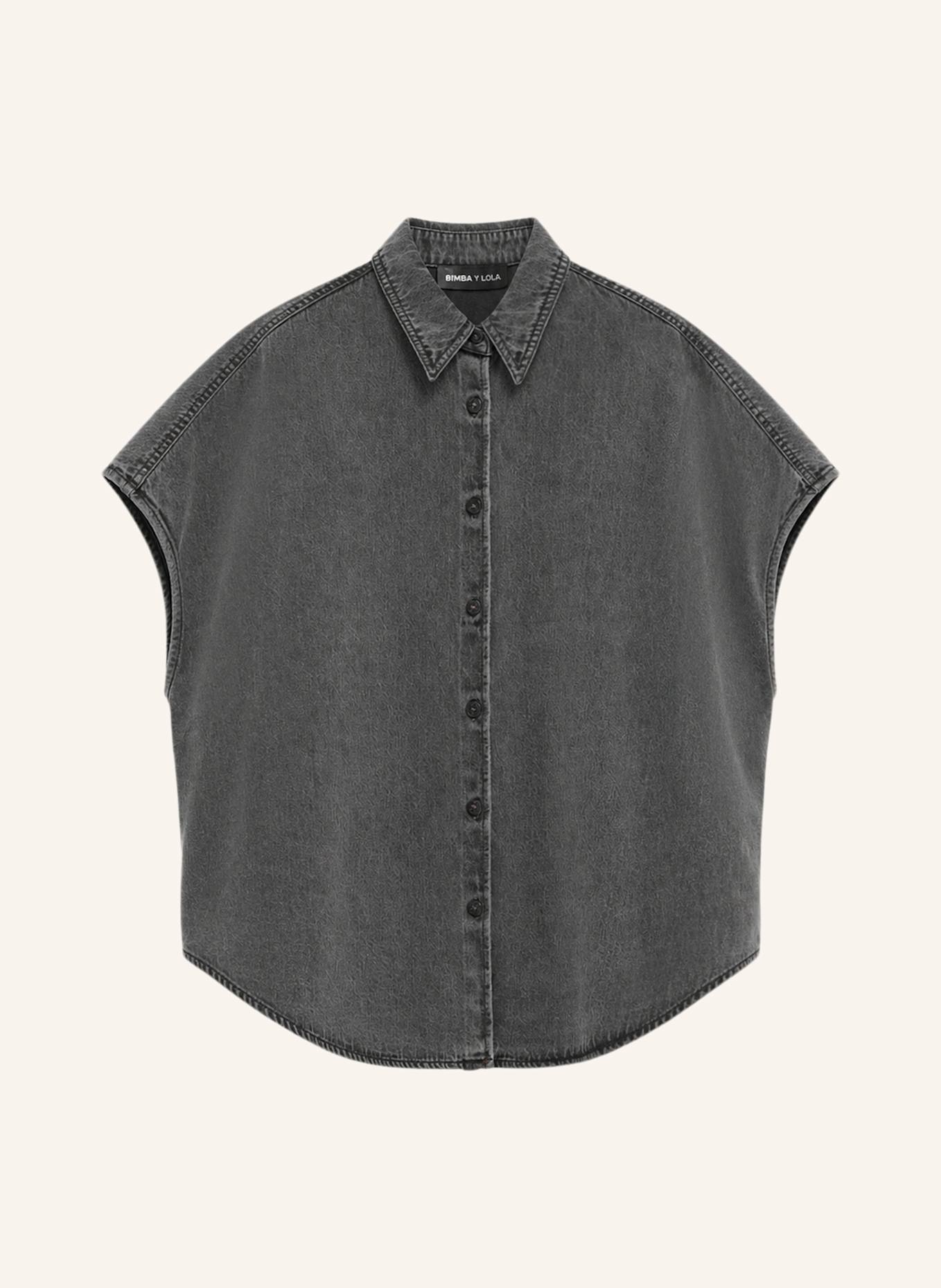 BIMBA Y LOLA Cape-Hemdbluse: SCHWARZ