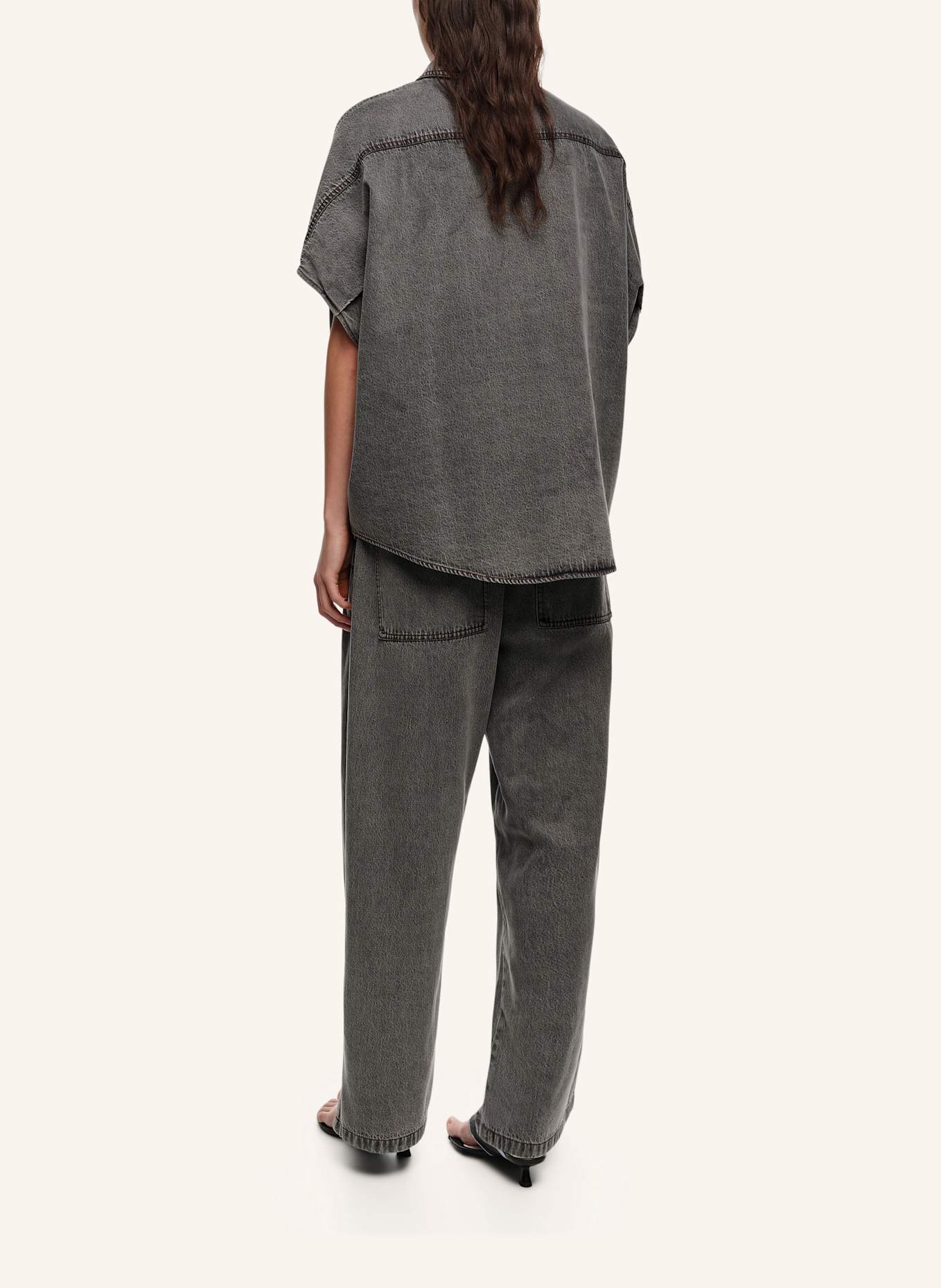 BIMBA Y LOLA Cape-Hemdbluse: SCHWARZ
