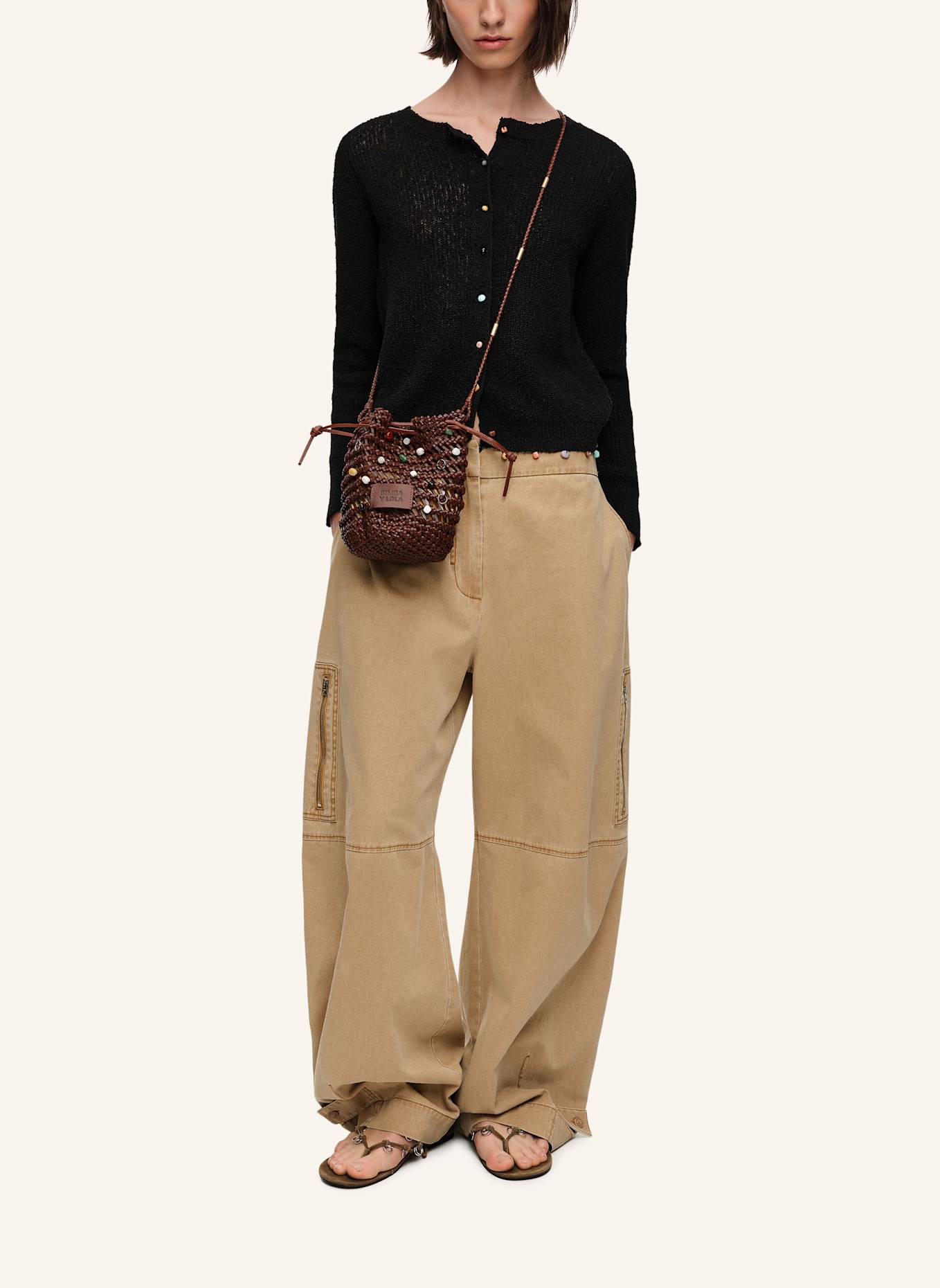BIMBA Y LOLA Minitasche: KHAKI