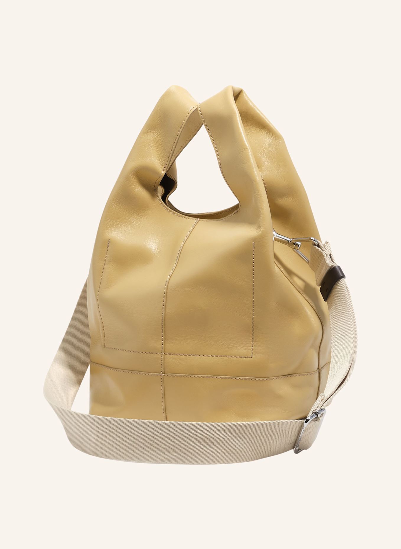 BIMBA Y LOLA Ledertasche: KHAKI