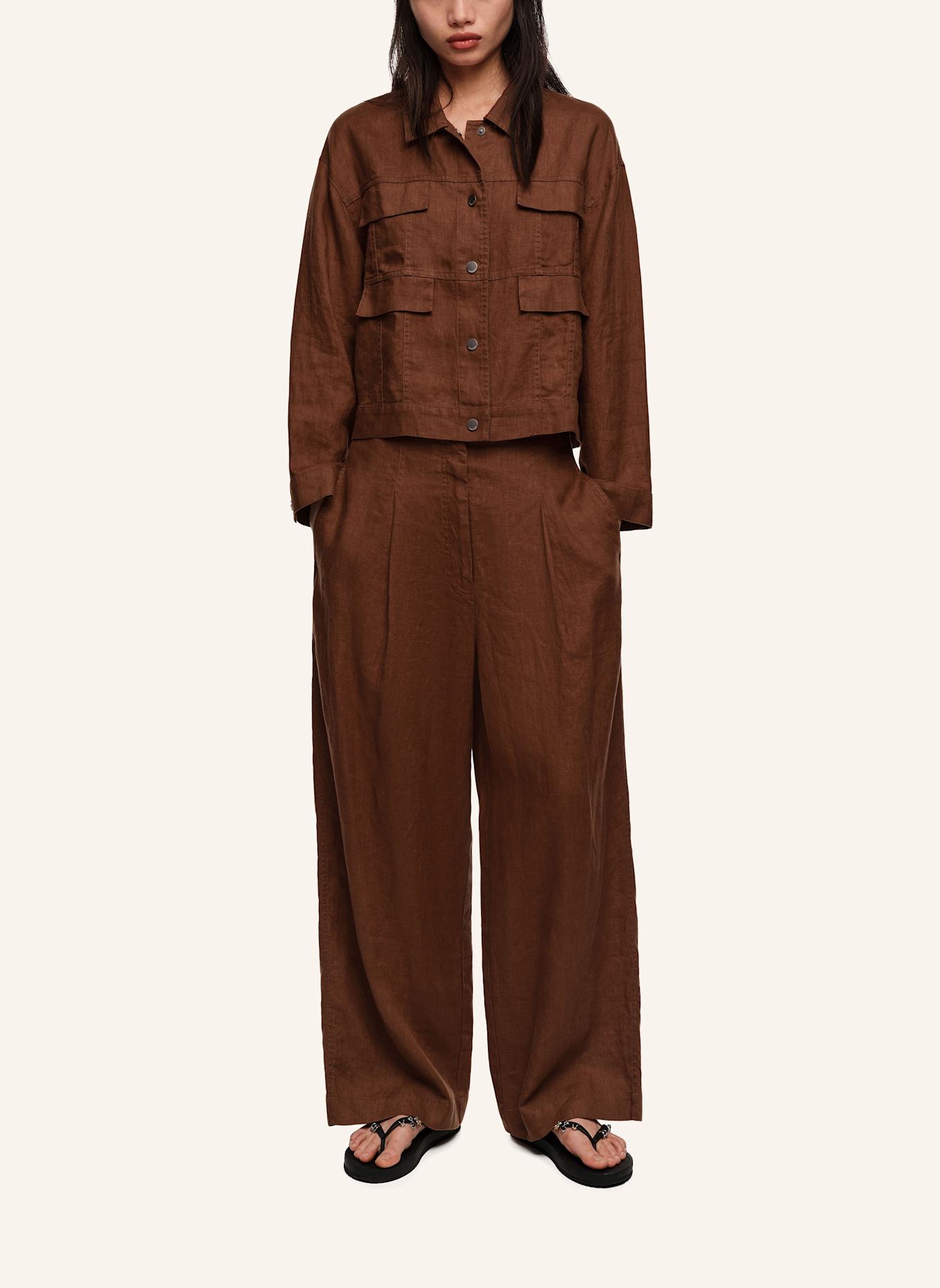 BIMBA Y LOLA Leinenhose: BRAUN