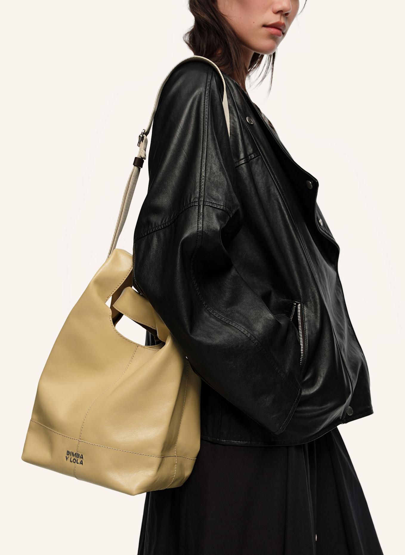 BIMBA Y LOLA Ledertasche: KHAKI
