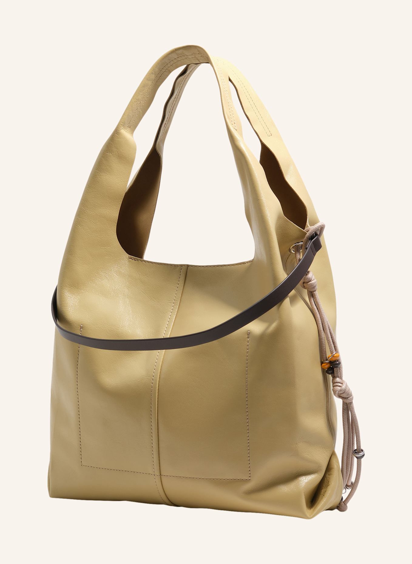 BIMBA Y LOLA Ledertasche: KHAKI
