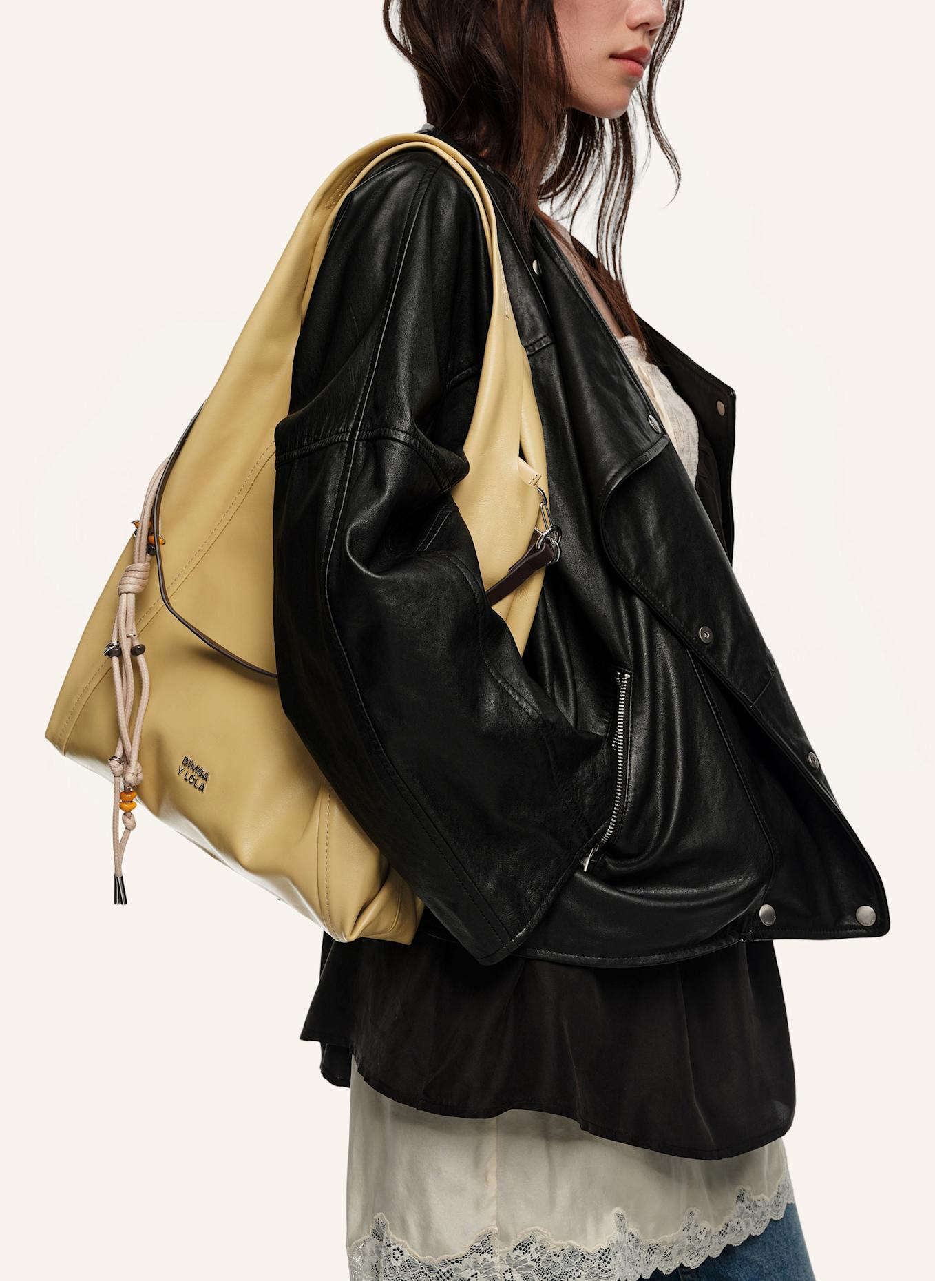 BIMBA Y LOLA Ledertasche: KHAKI
