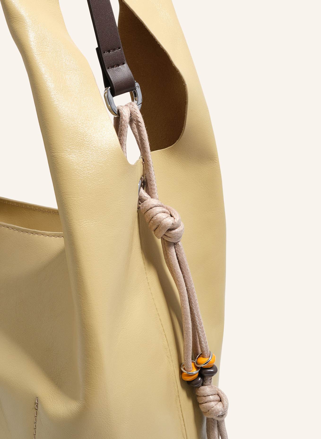 BIMBA Y LOLA Ledertasche: KHAKI