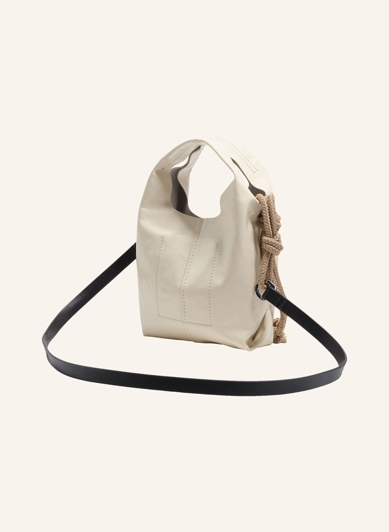 BIMBA Y LOLA Mini-Ledertasche: WEISS