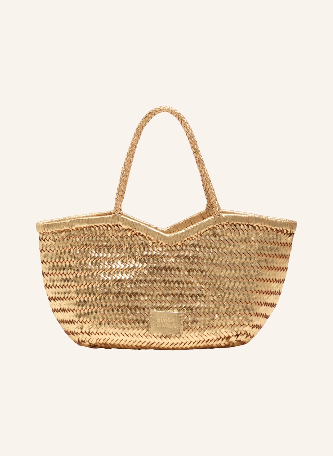 BIMBA Y LOLA Shopper: GOLD