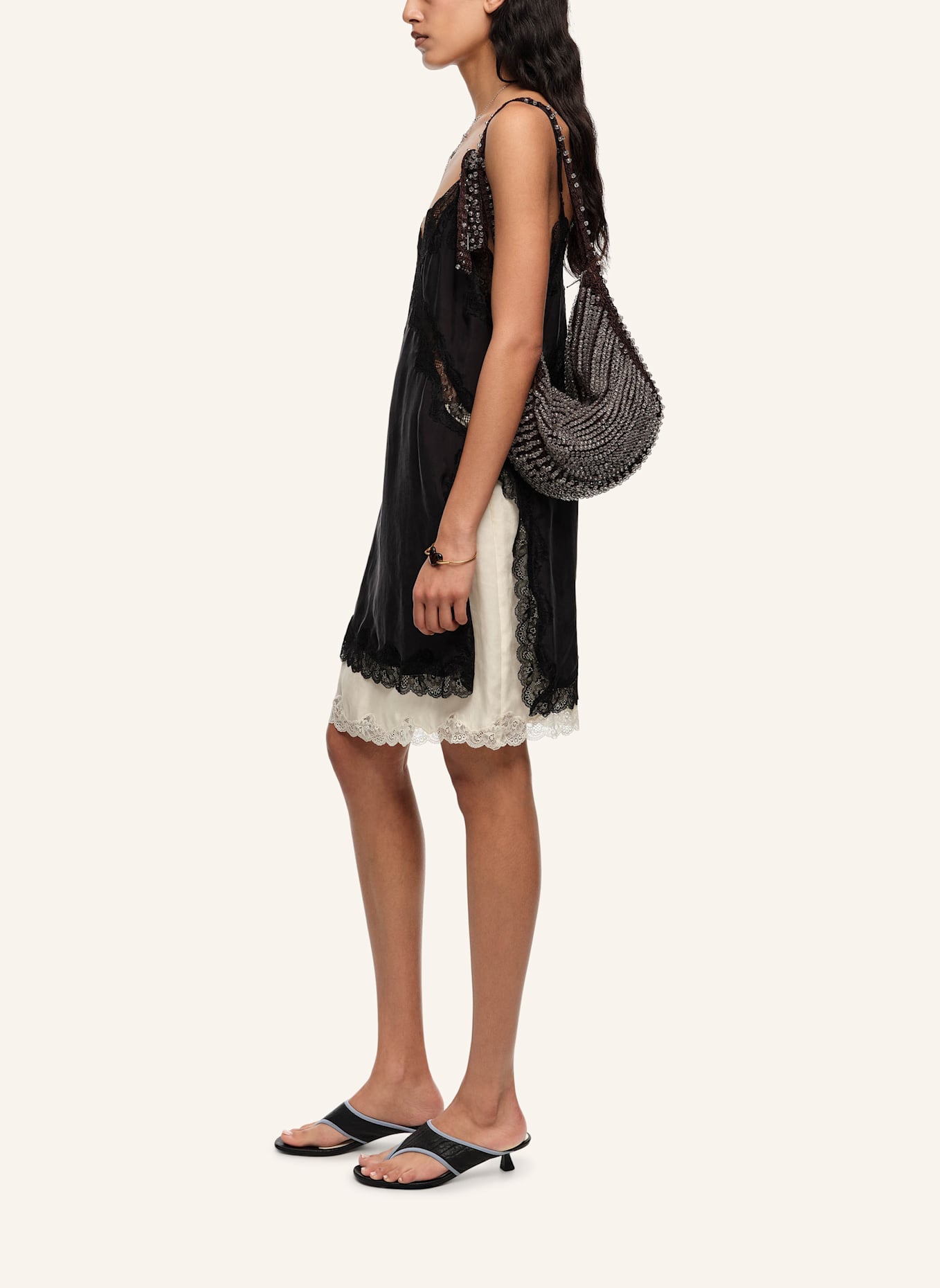 BIMBA Y LOLA Häkeltasche: BRAUN