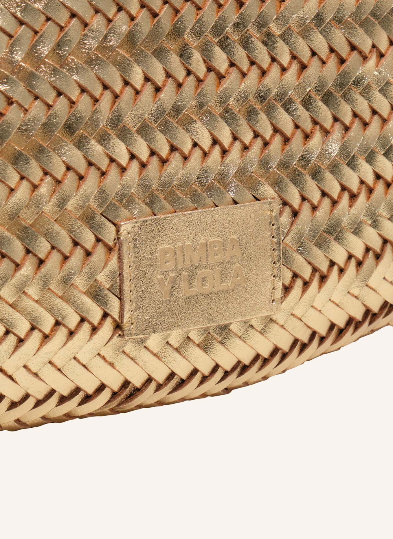 BIMBA Y LOLA Shopper: GOLD