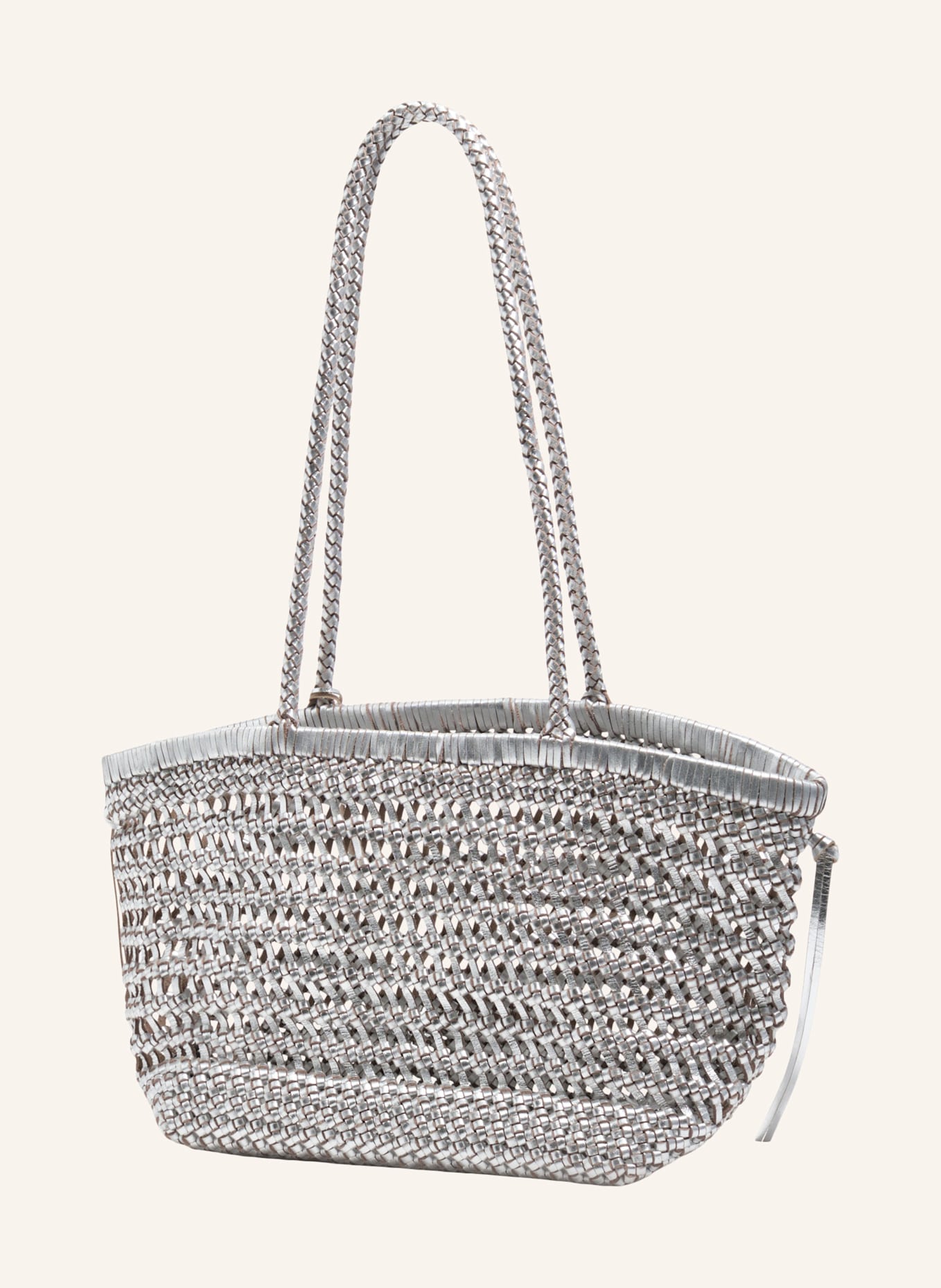 BIMBA Y LOLA Shopper: SILBER