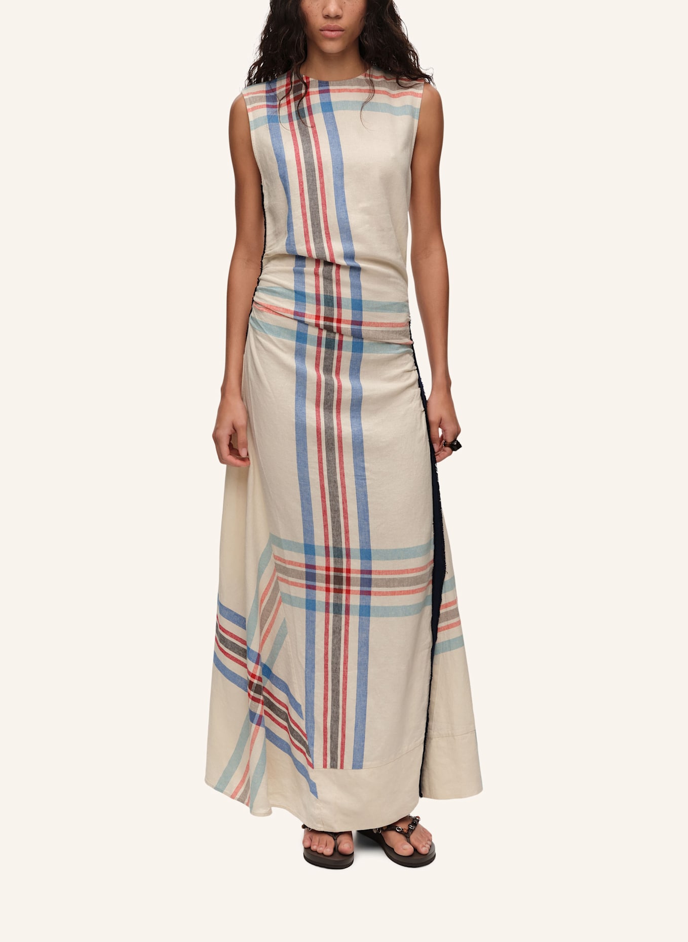 BIMBA Y LOLA Leinenkleid