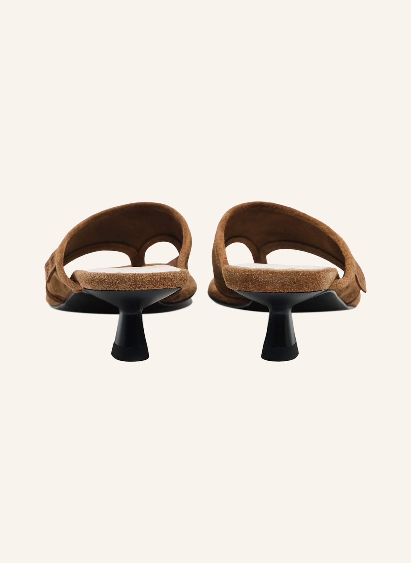 BIMBA Y LOLA Sandalette: KHAKI