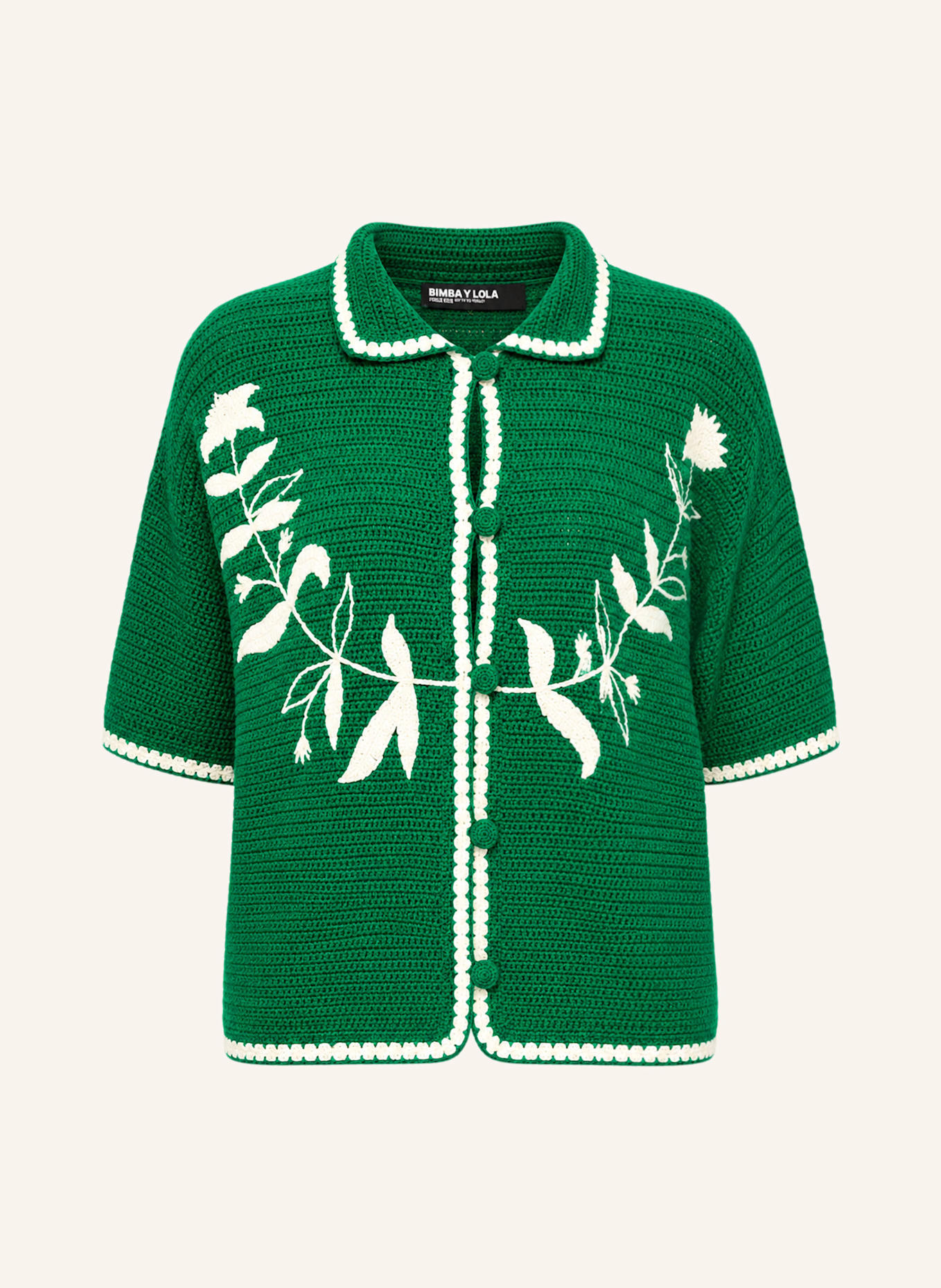 BIMBA Y LOLA Strickpullover: GRÜN
