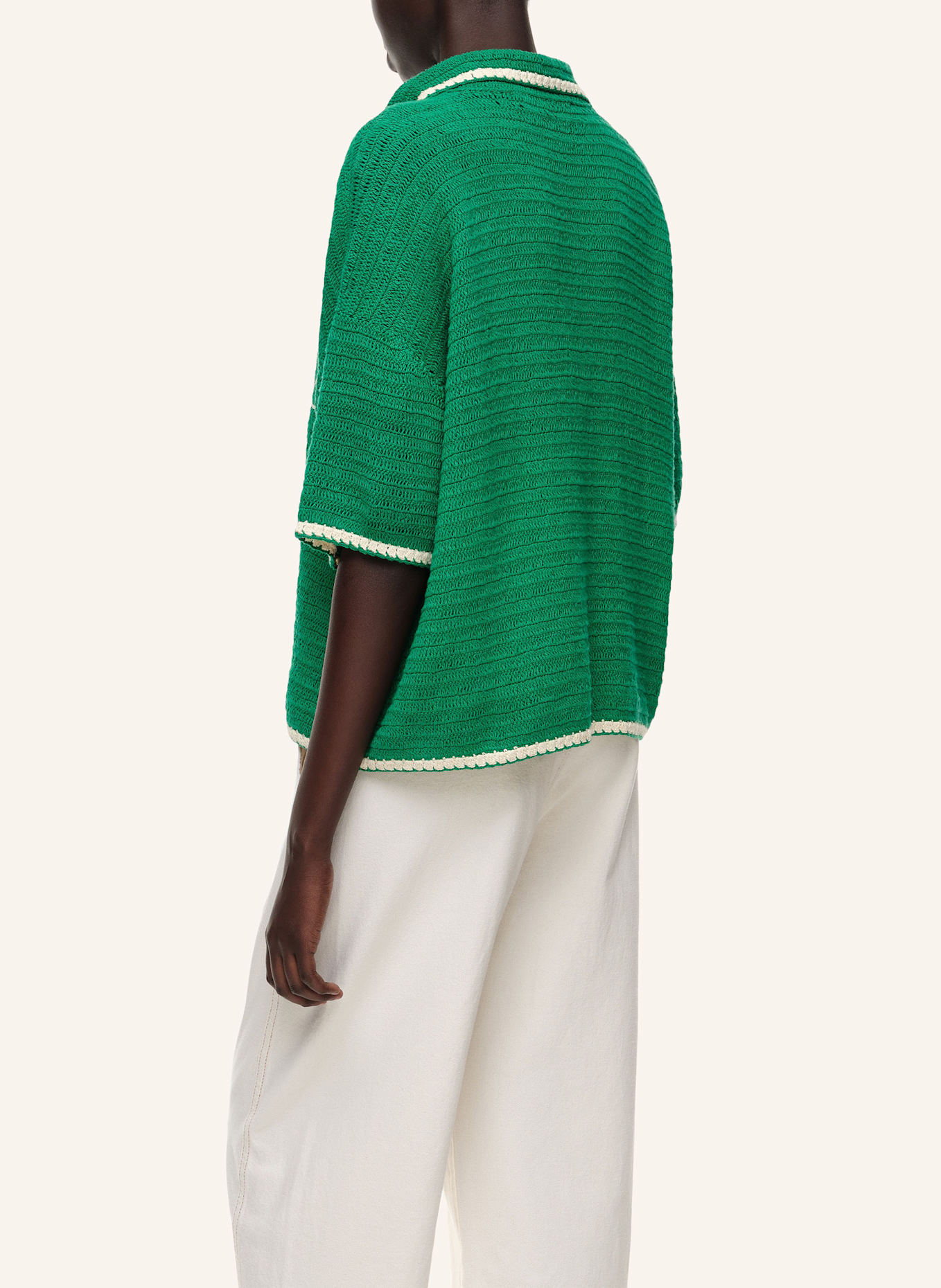 BIMBA Y LOLA Strickpullover: GRÜN