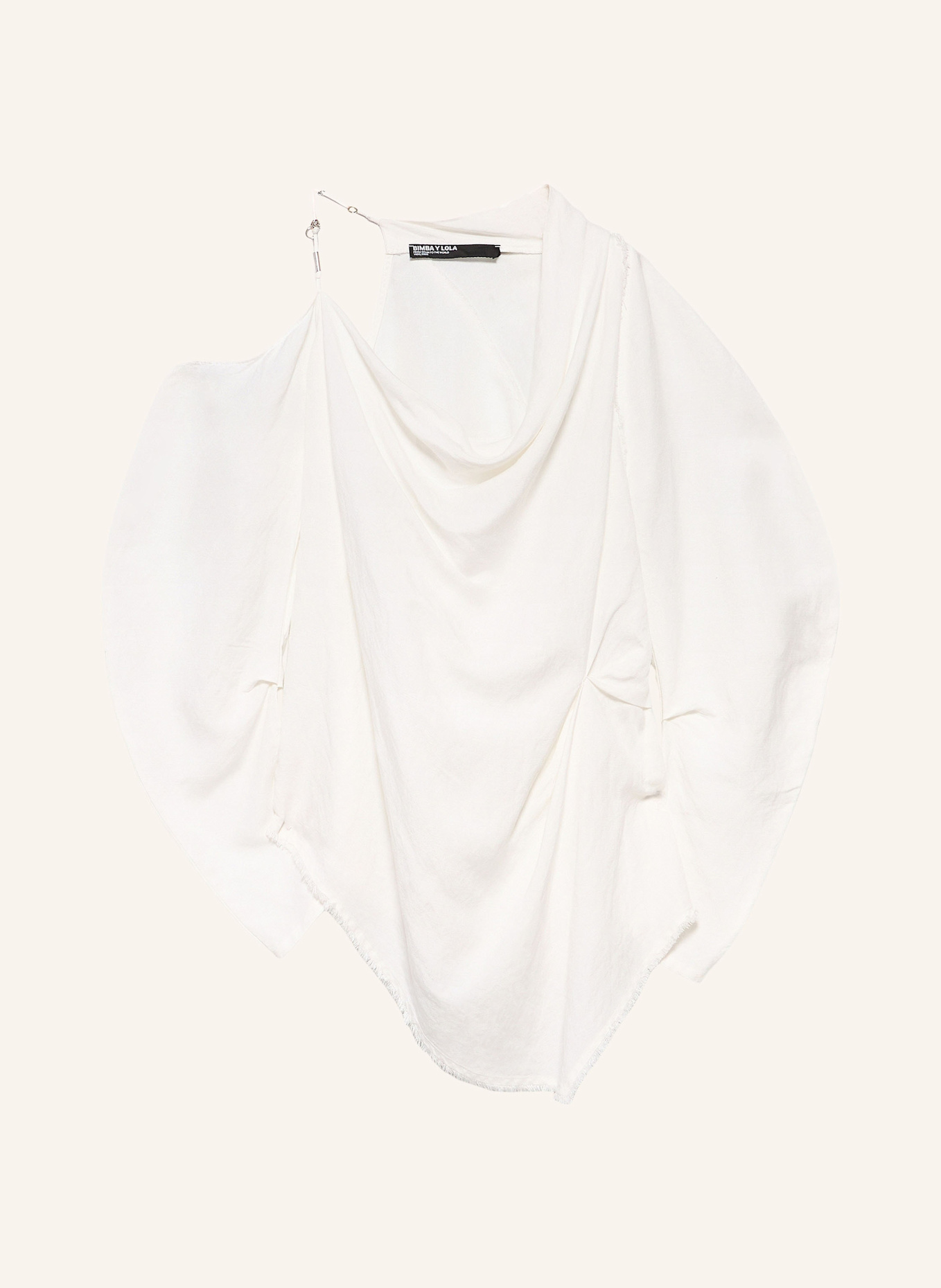 BIMBA Y LOLA Leinen-Top: WEISS